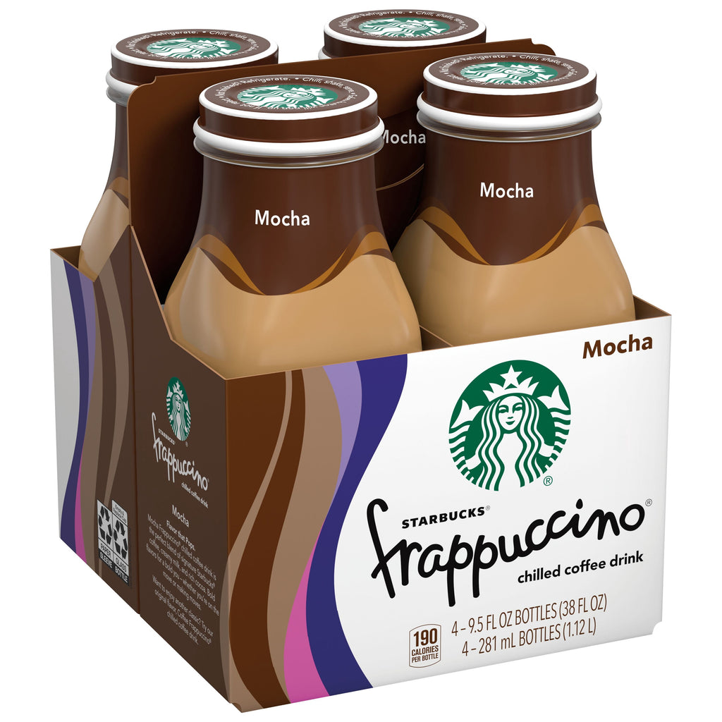 Starbucks Frappuccino Mocha Iced Coffee 9.5 fl oz 4 Pack