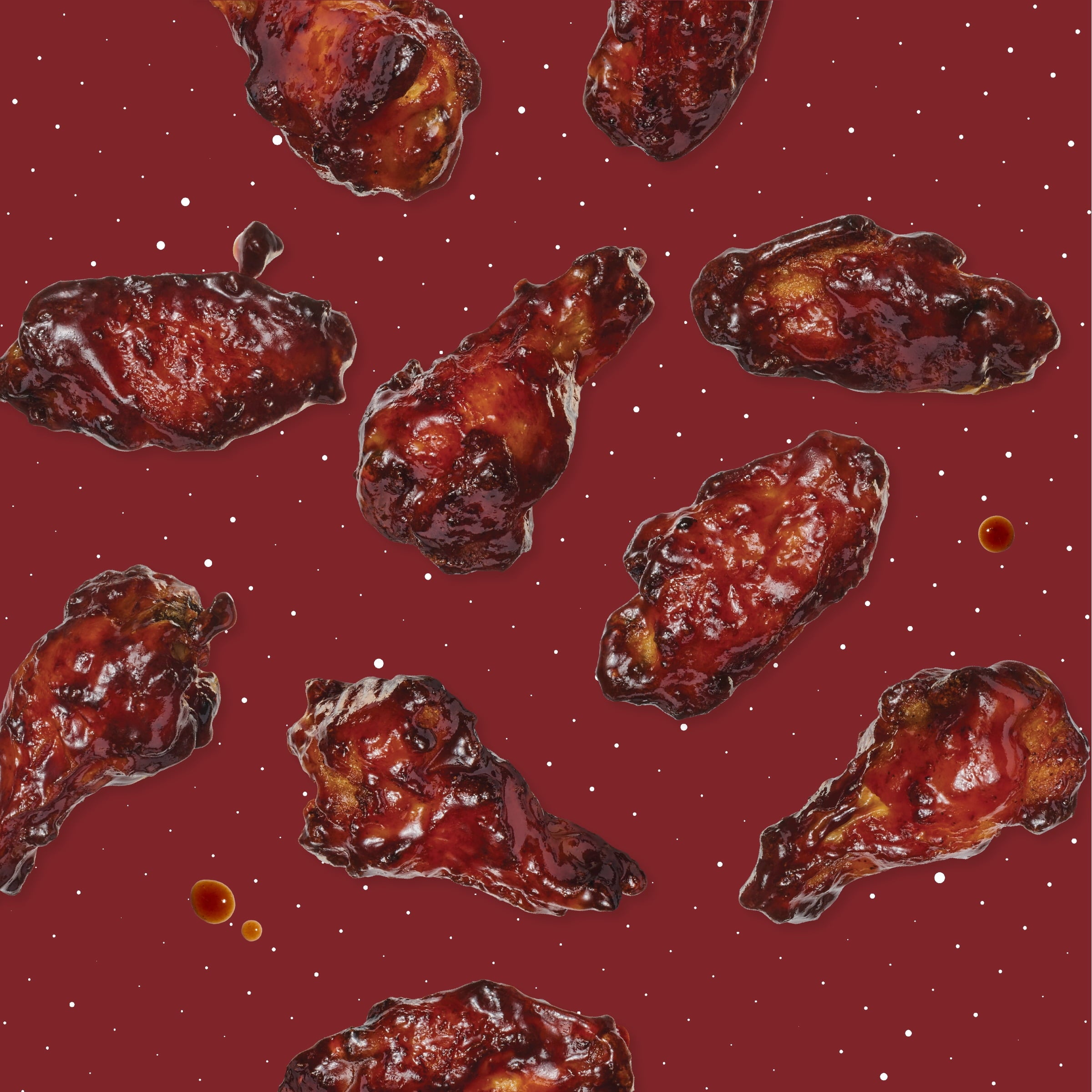 Kinder's Sticky Honey BBQ Frozen Chicken Wings 19 Oz
