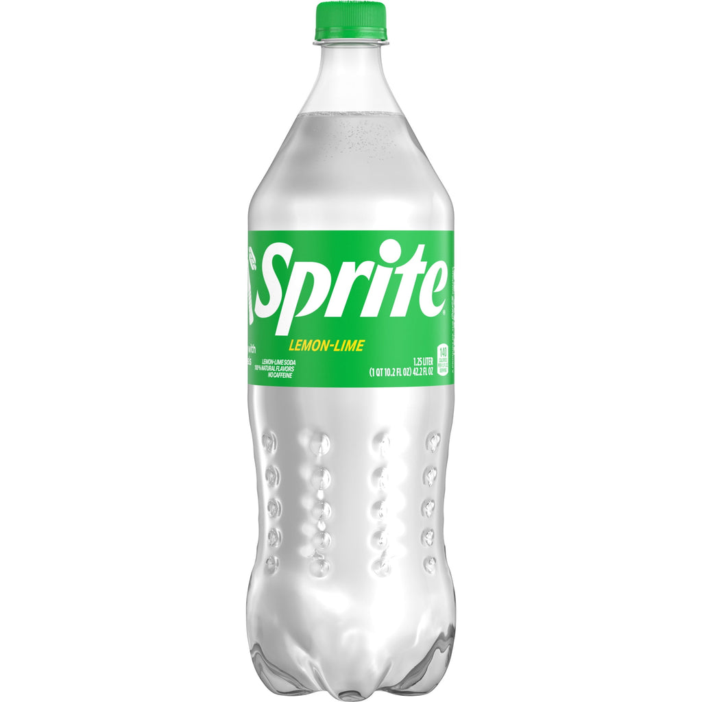 Sprite Lemon-Lime Caffeine Free Soda Pop Bottle 1.25 Liters