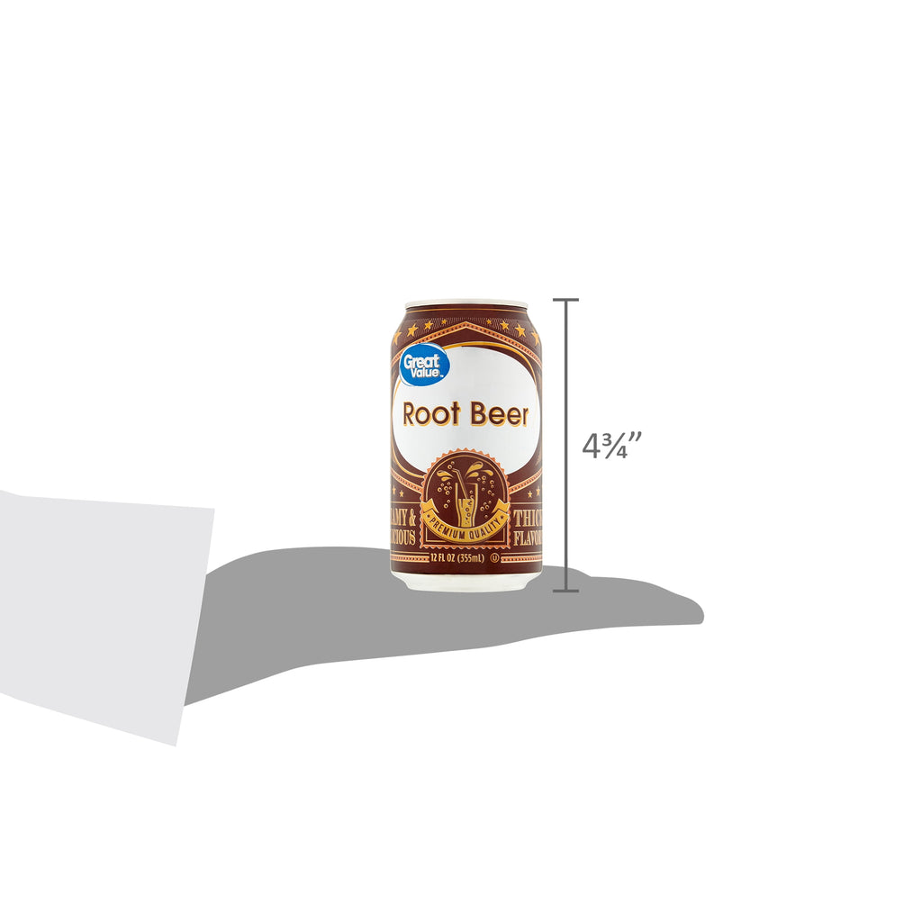 Great Value Root Beer Soda Pop Bottle 2 L