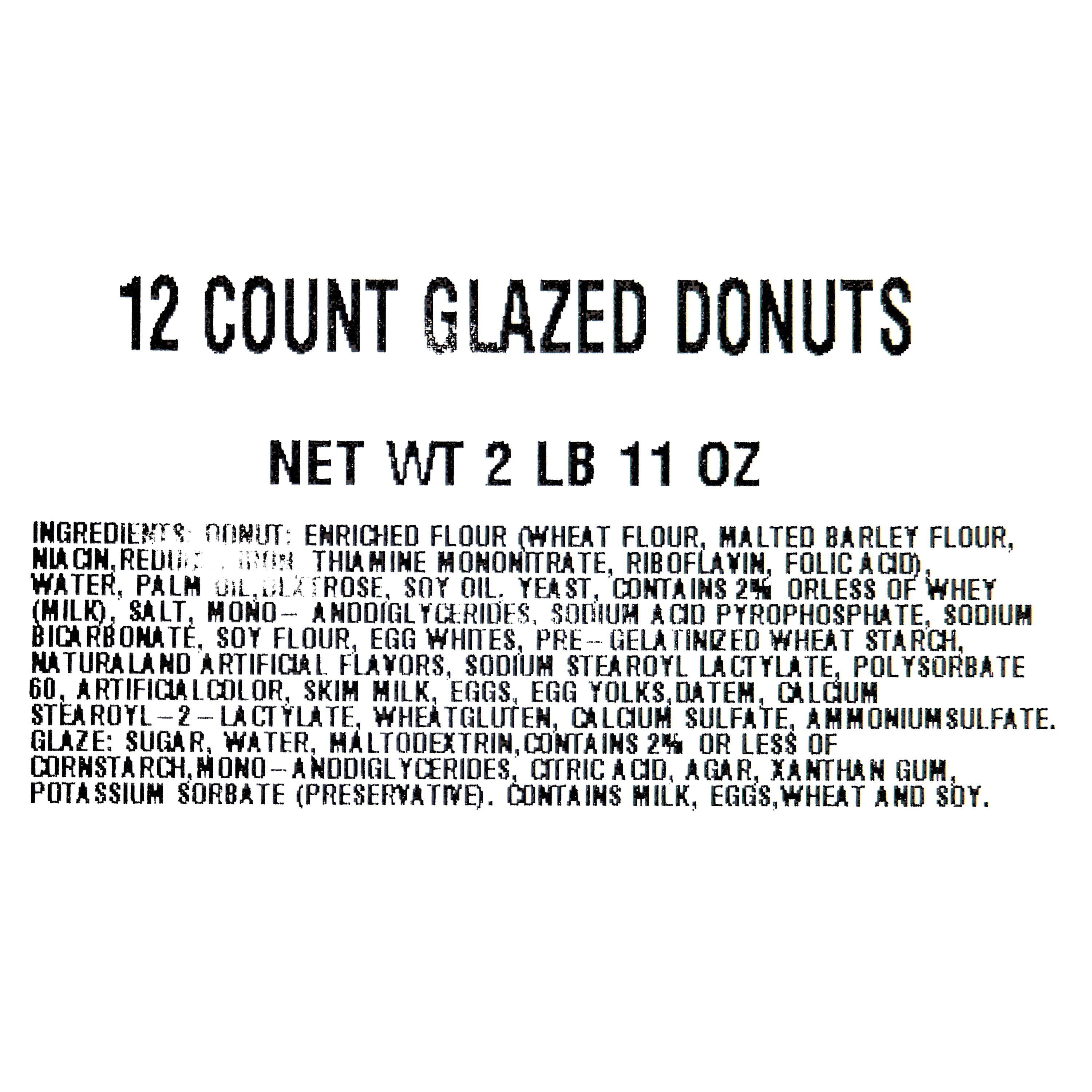 Glazed Donuts 27 Oz 12 Count Freshness Guaranteed
