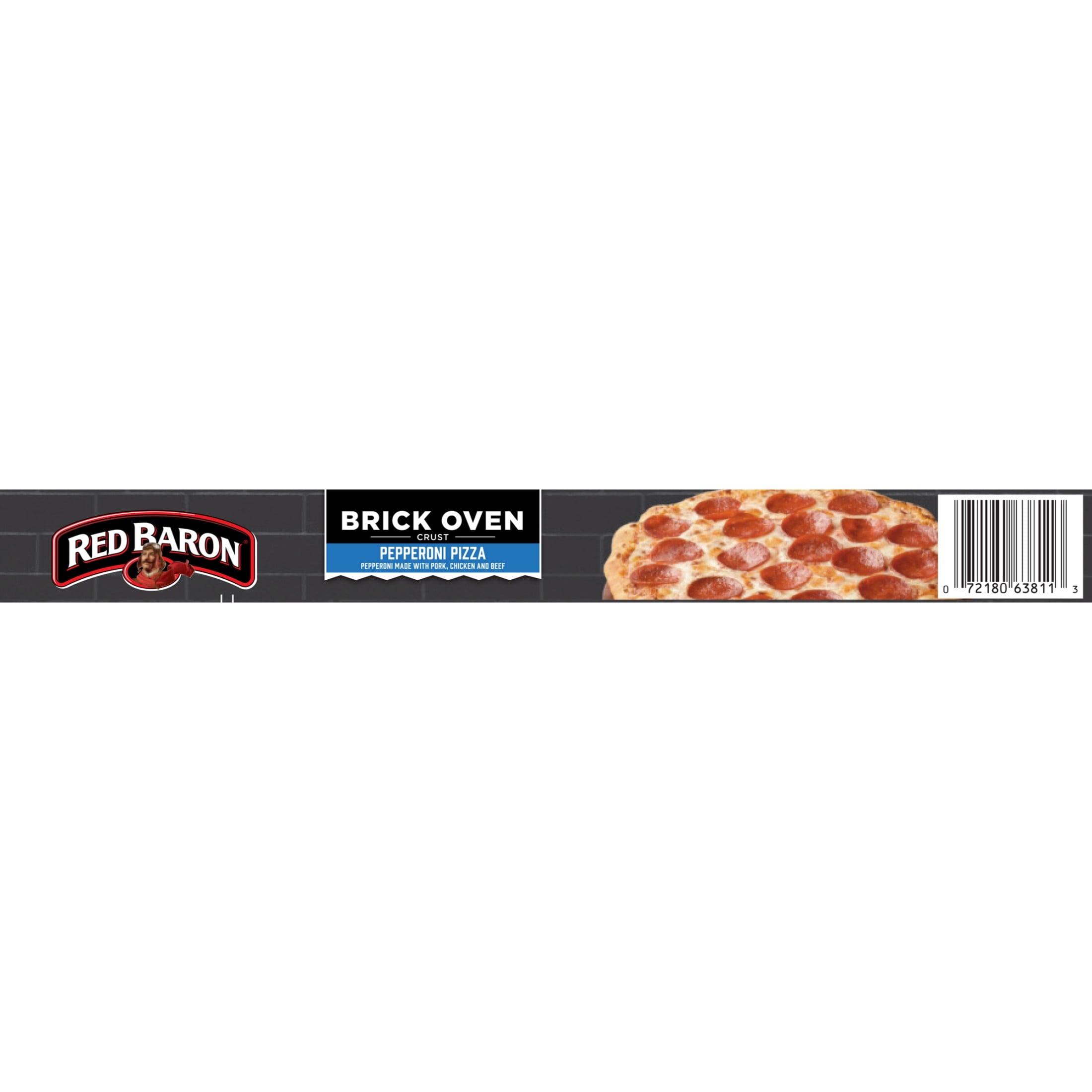 Red Baron Pepperoni Brick Oven Crust Frozen Pizza 17.89 Oz