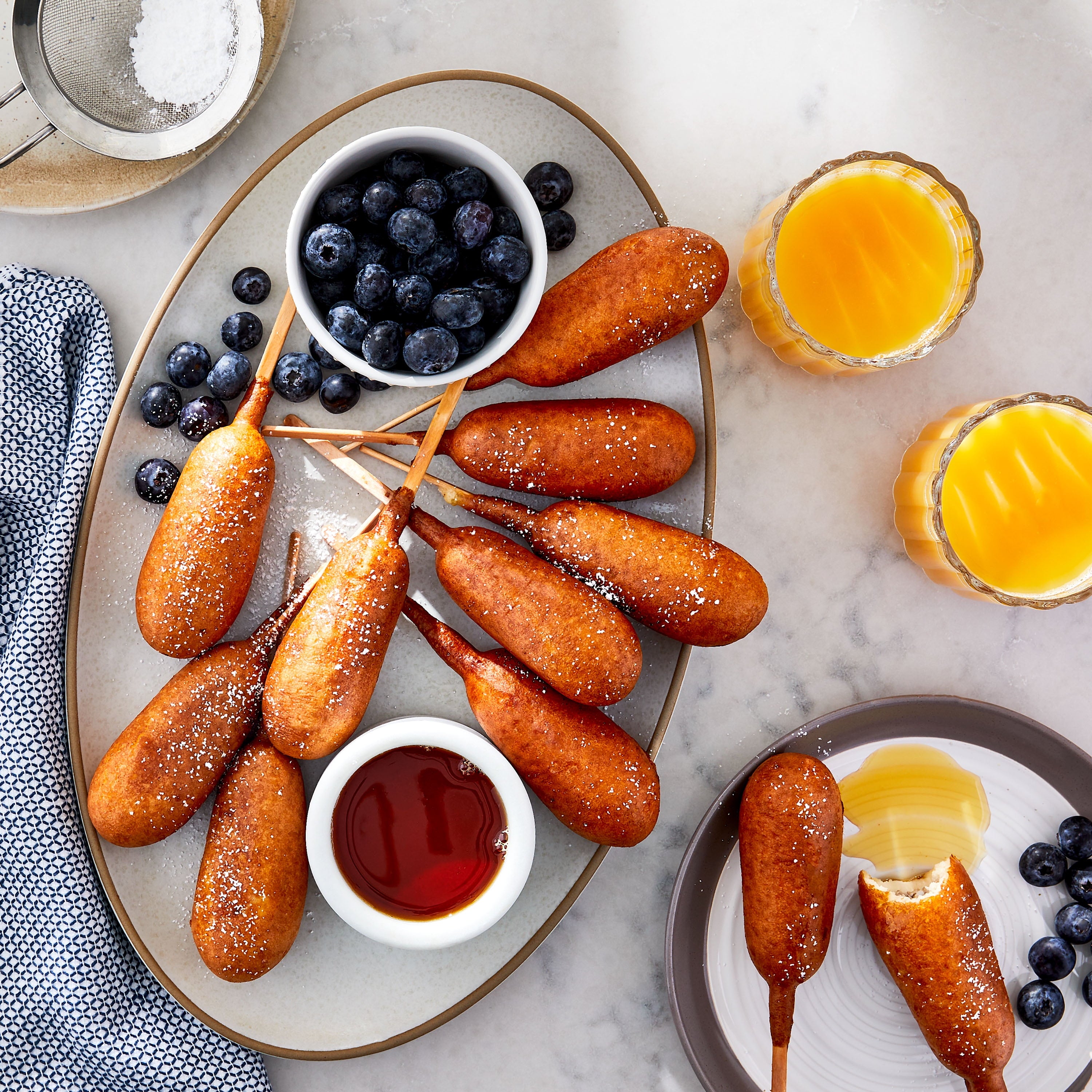 Great Value Pancakes & Sausage on a Stick Frozen 12 Count 30 Oz
