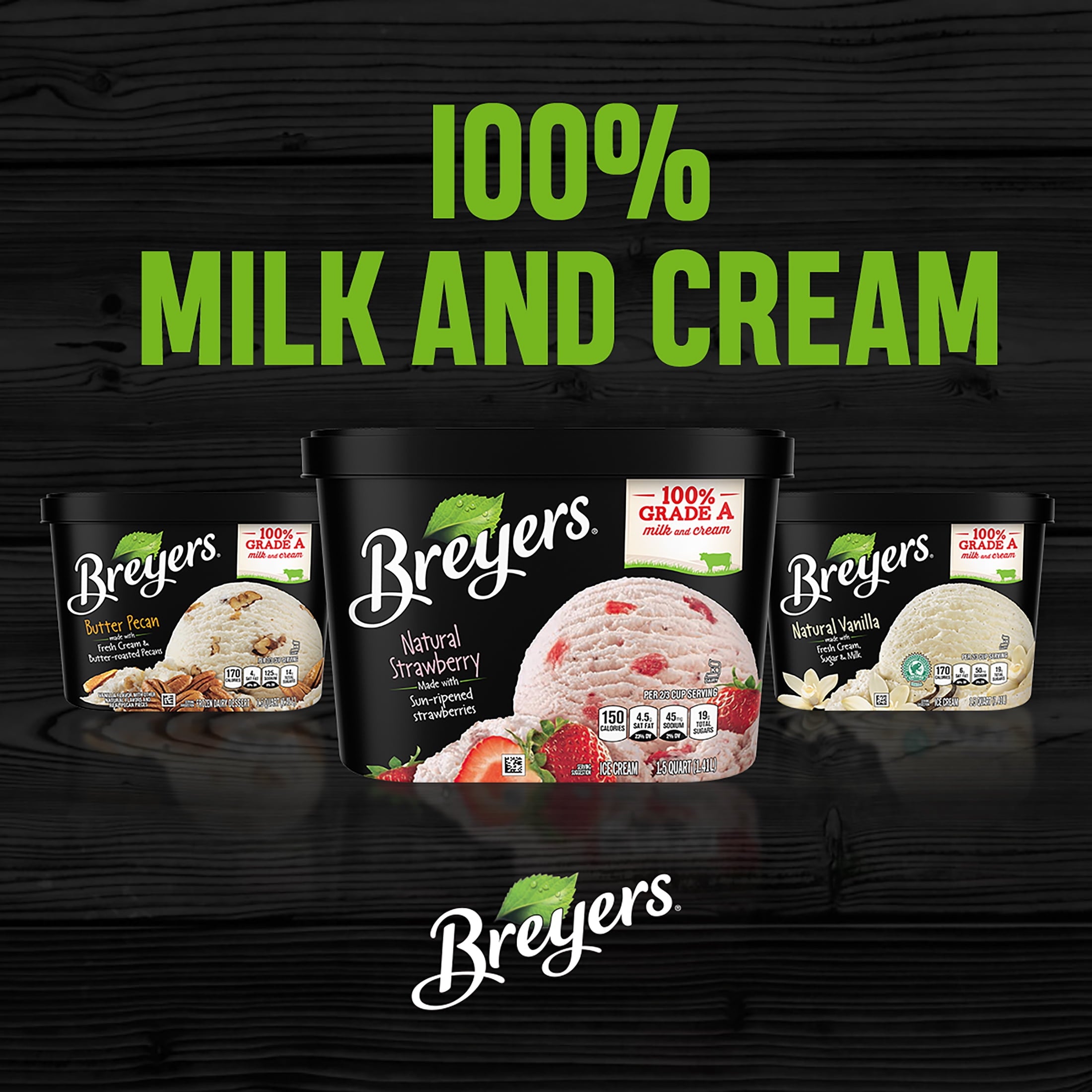 Breyers New York Cheesecake Strawberry Frozen Dessert 48 Oz