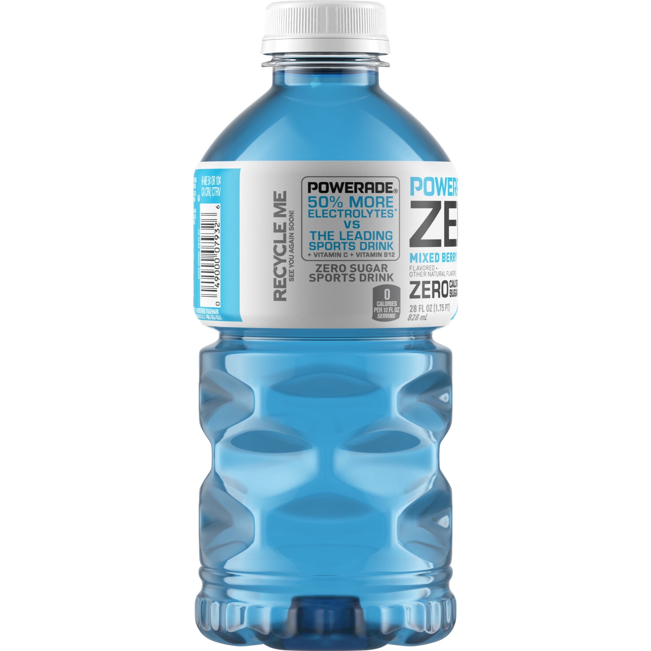 Powerade Zero Sugar Mixed Berry Electrolyte Sports Drink 28 fl oz Bottle