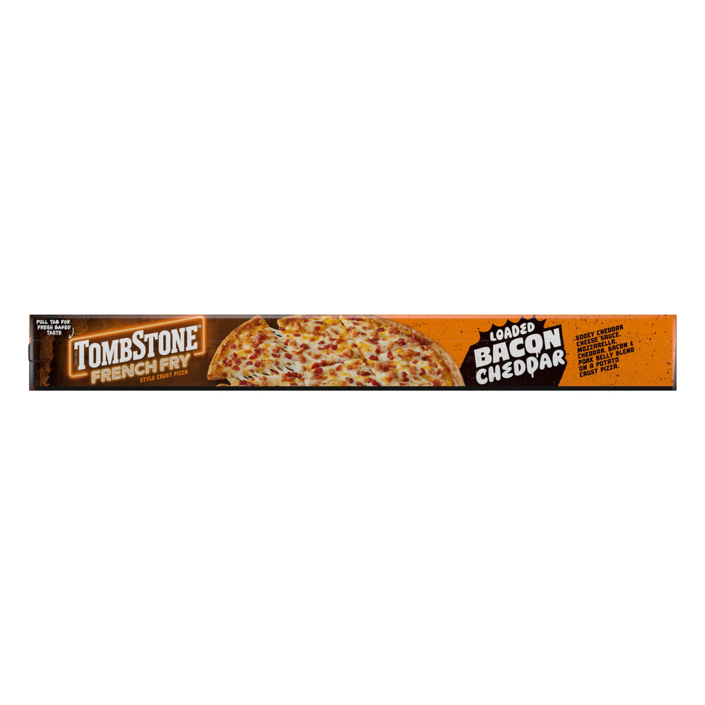 Tombstone French Fry Style Crust Loaded Bacon Cheddar Cheese Gluten Free Frozen Pizza 18.1 Oz