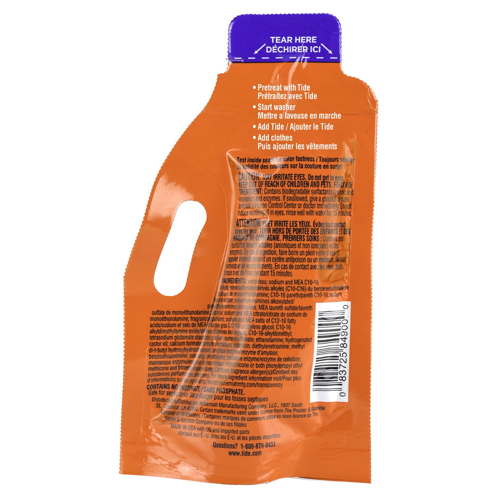 Tide Ultra Concentrated Liquid Laundry Detergent Original Scent Travel Size 1.31 fl oz 1 Load