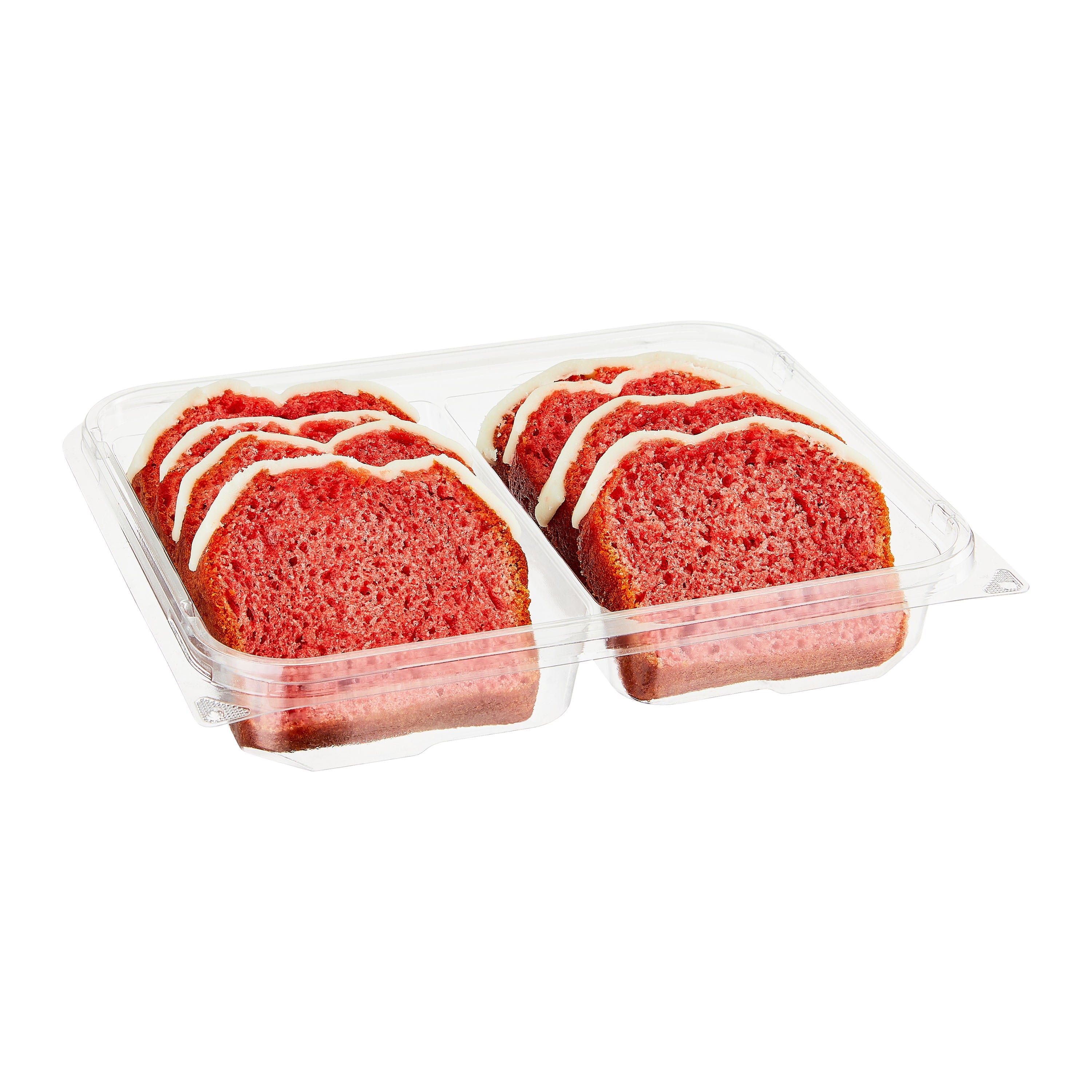 Iced Strawberry Sliced Loaf Cake 14.1 Oz 8 Count Marketside
