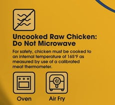 Great Value Famous Chicken Fillets Frozen 3 Lb 18g Protein
