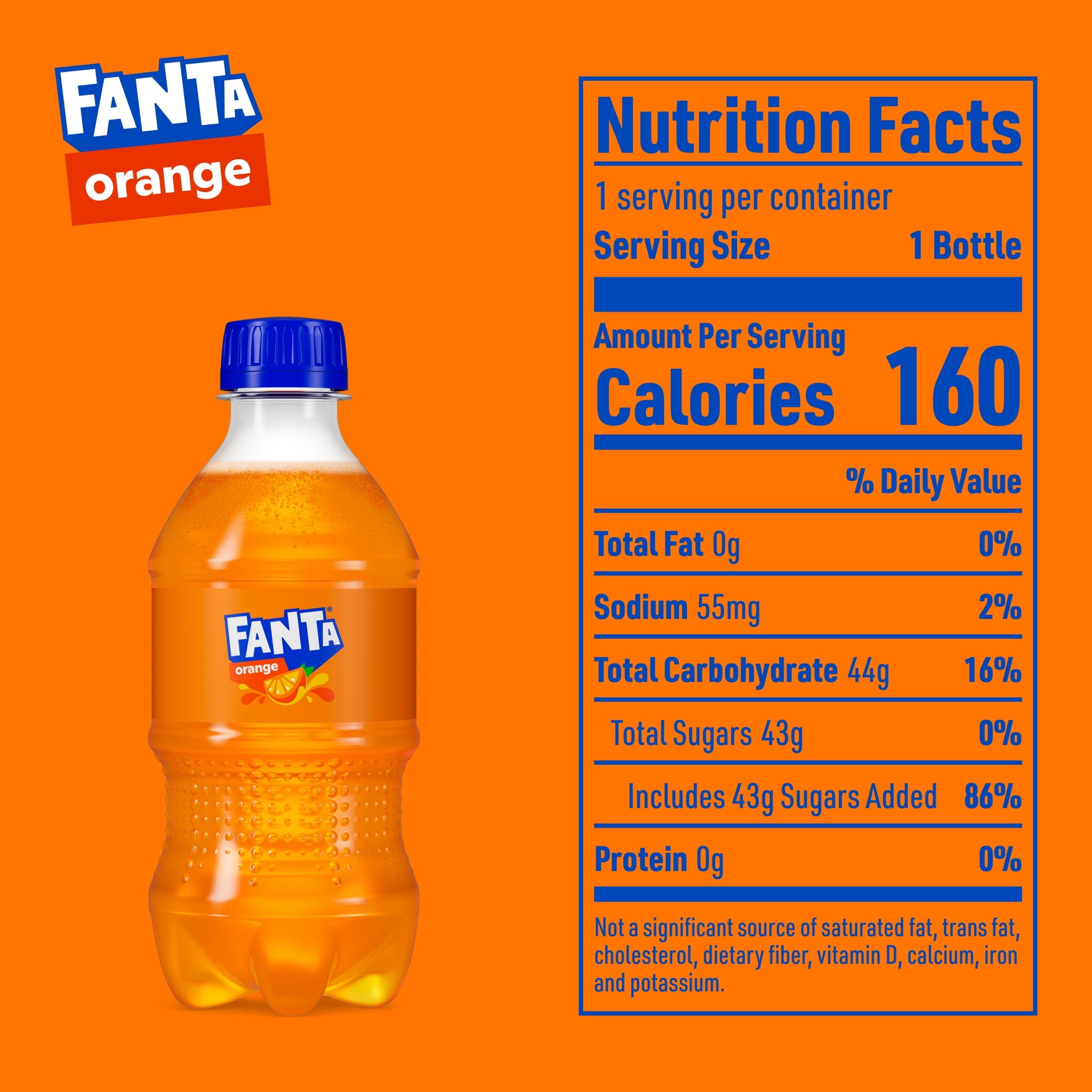 Fanta Orange Soda Pop Bottles 12 Fl Oz 8 Pack