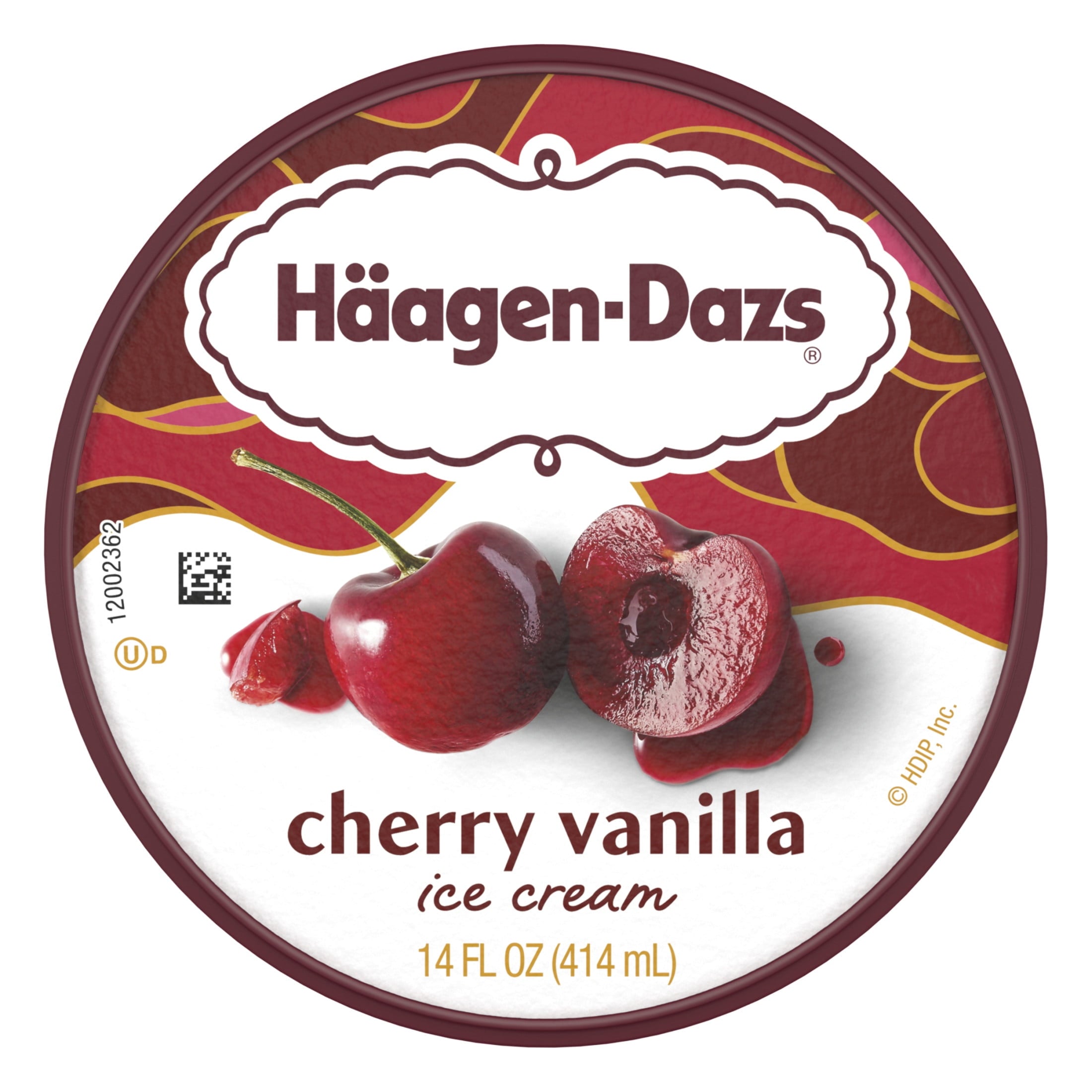 Häagen-Dazs Cherry Vanilla Ice Cream 14 Fl Oz