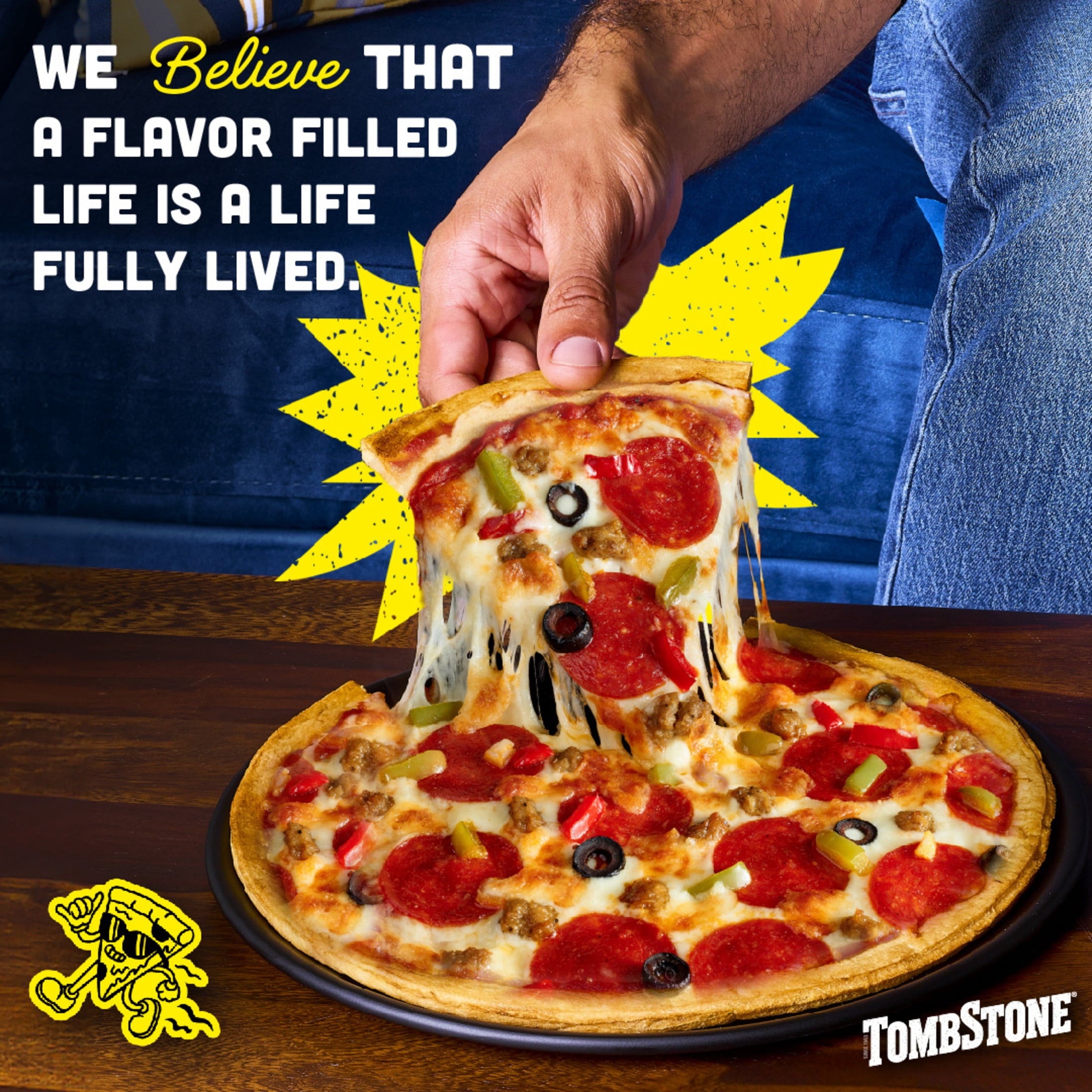Tombstone Supreme Original Crust Frozen Pizza 20.8 Oz