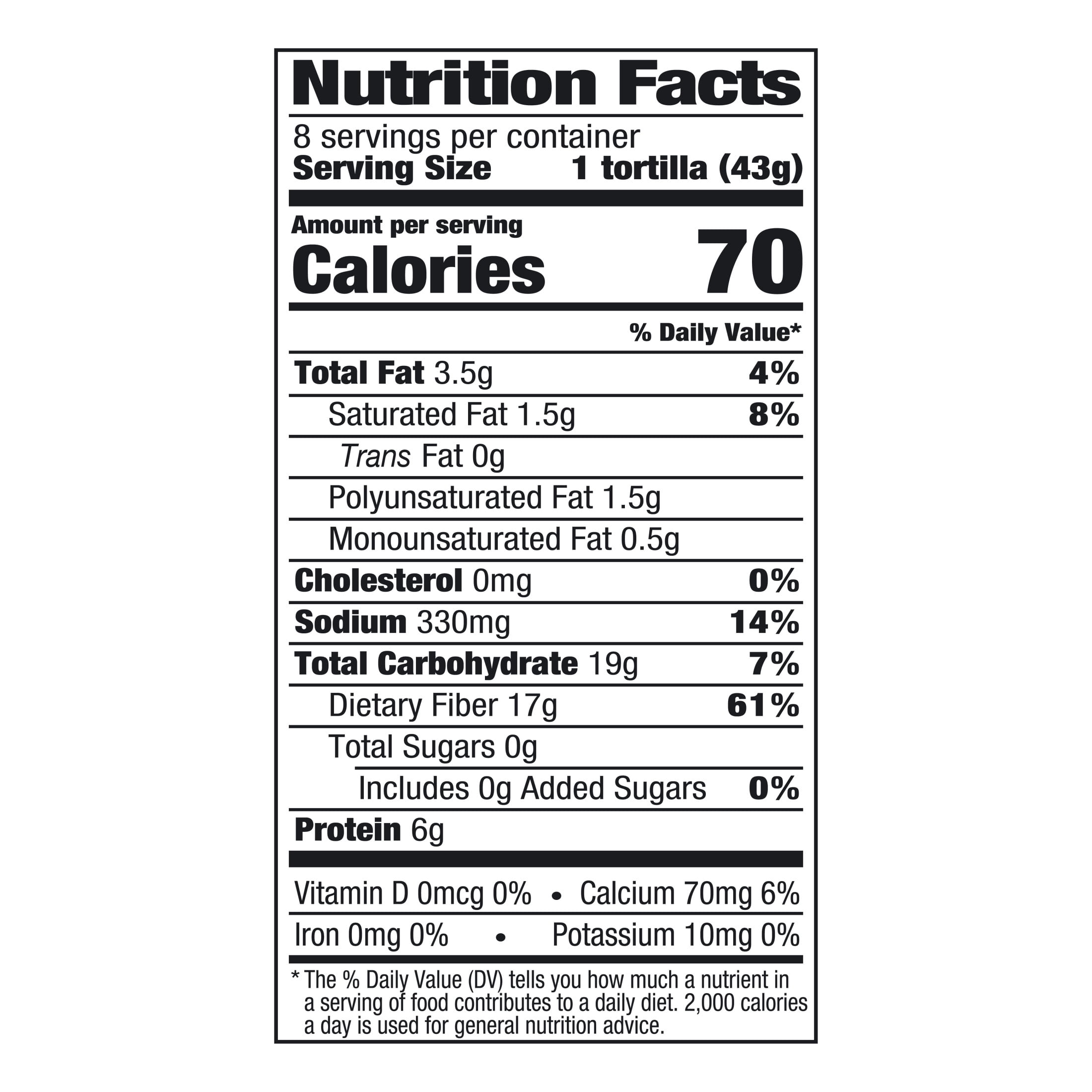 Carb Balance Soft Taco Flour Tortillas 12 Oz 8 Count Mission