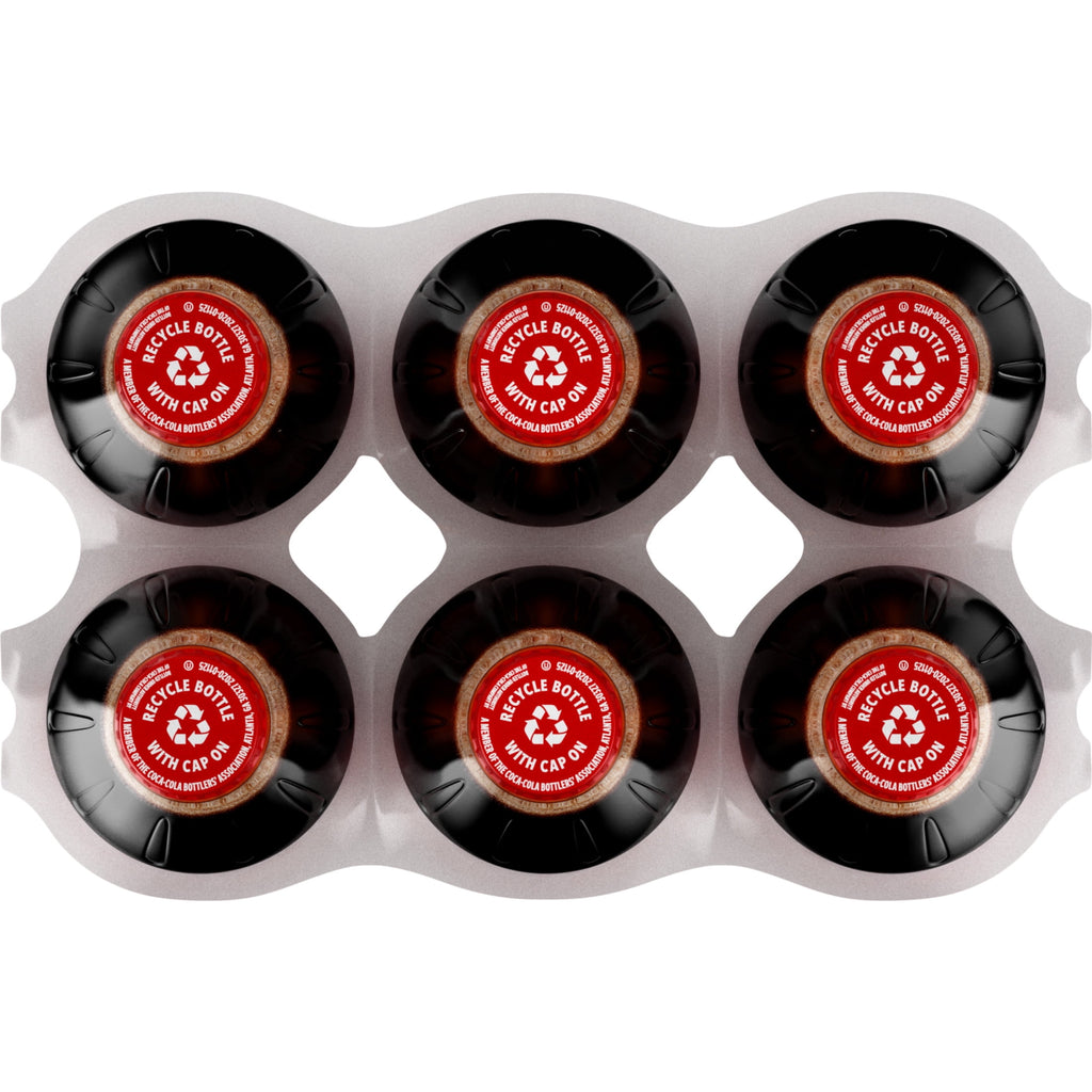 Cherry Soda Pop Bottles 16.9 Fl Oz 6 Pack Coca-Cola