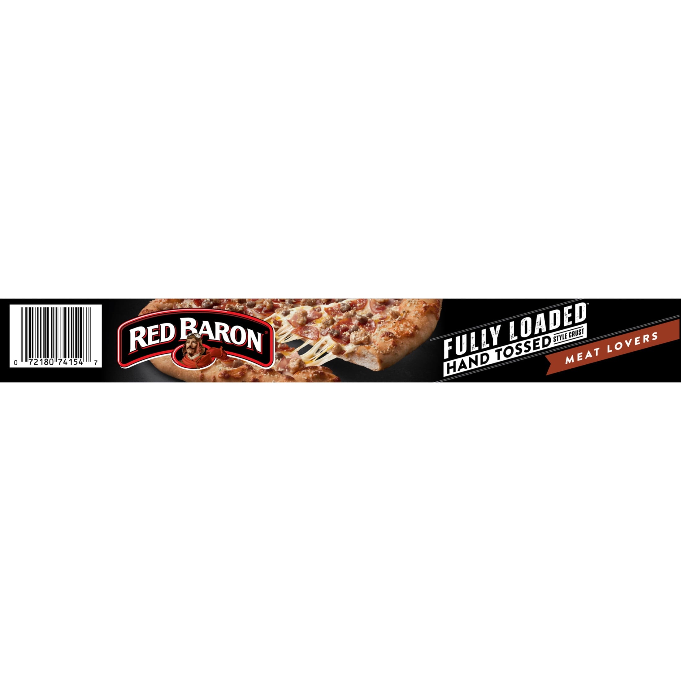 Red Baron Fully Loaded Hand Tossed Meat Lovers Frozen Pizza 28.4 Oz