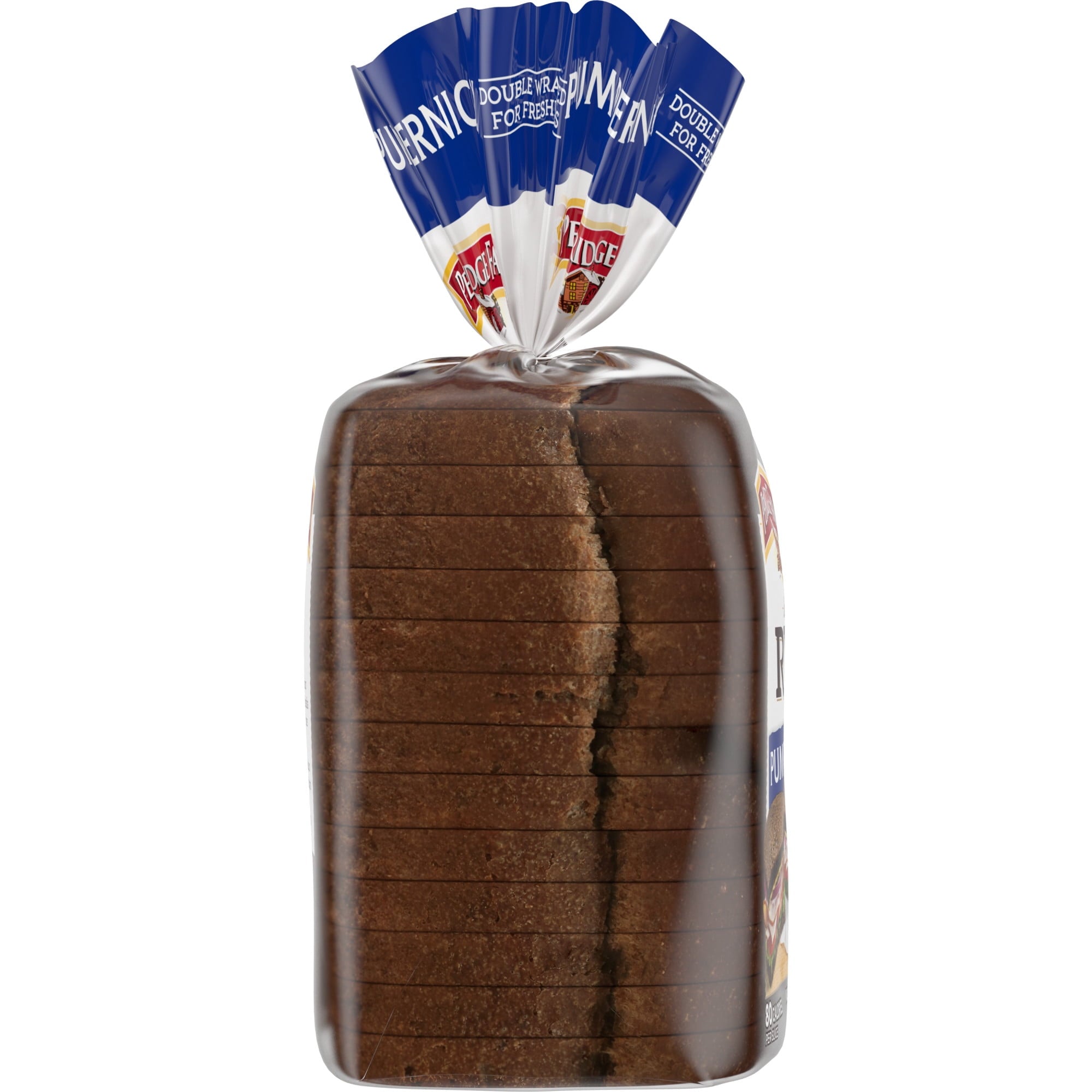 Jewish Pumpernickel Dark Pump Bread 16 Oz Loaf