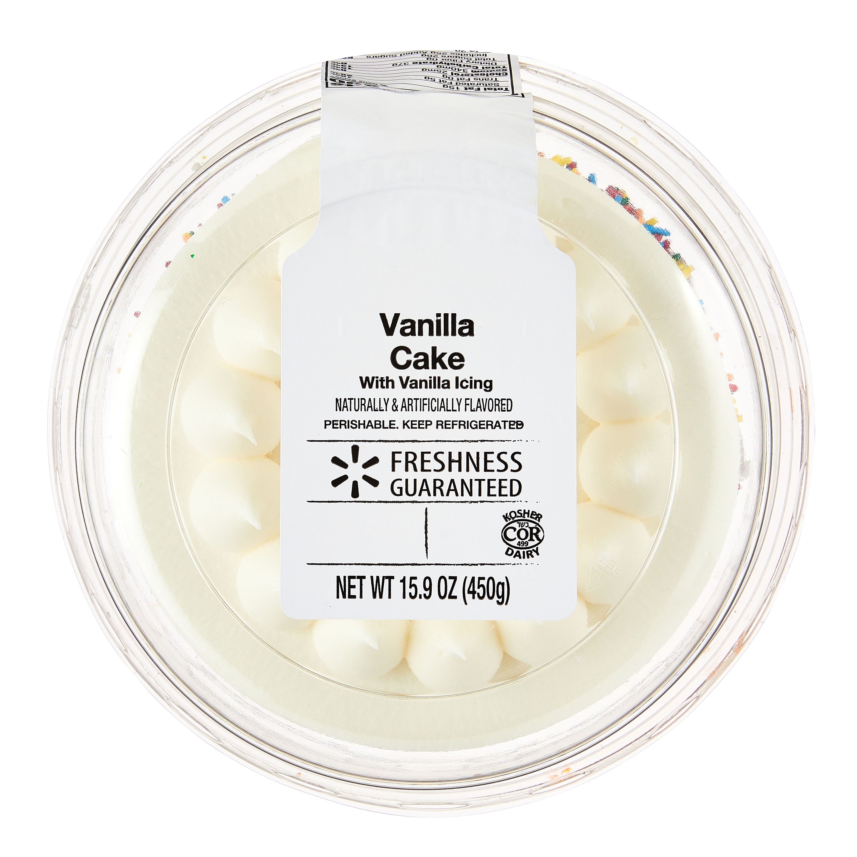 Vanilla Cake 15.9 Oz 6 Servings Freshness Guaranteed