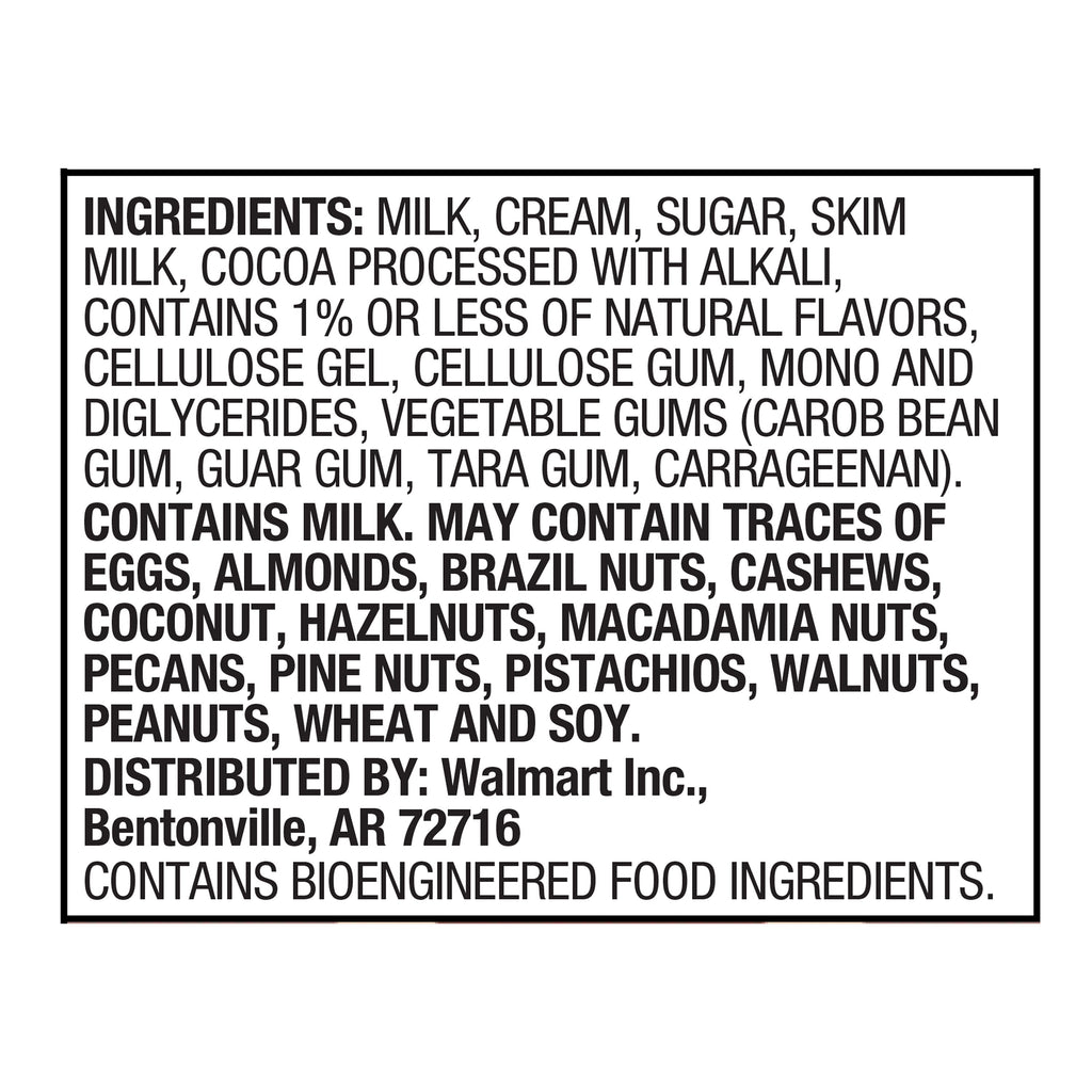 Great Value Chocolate Ice Cream 48 Fl Oz