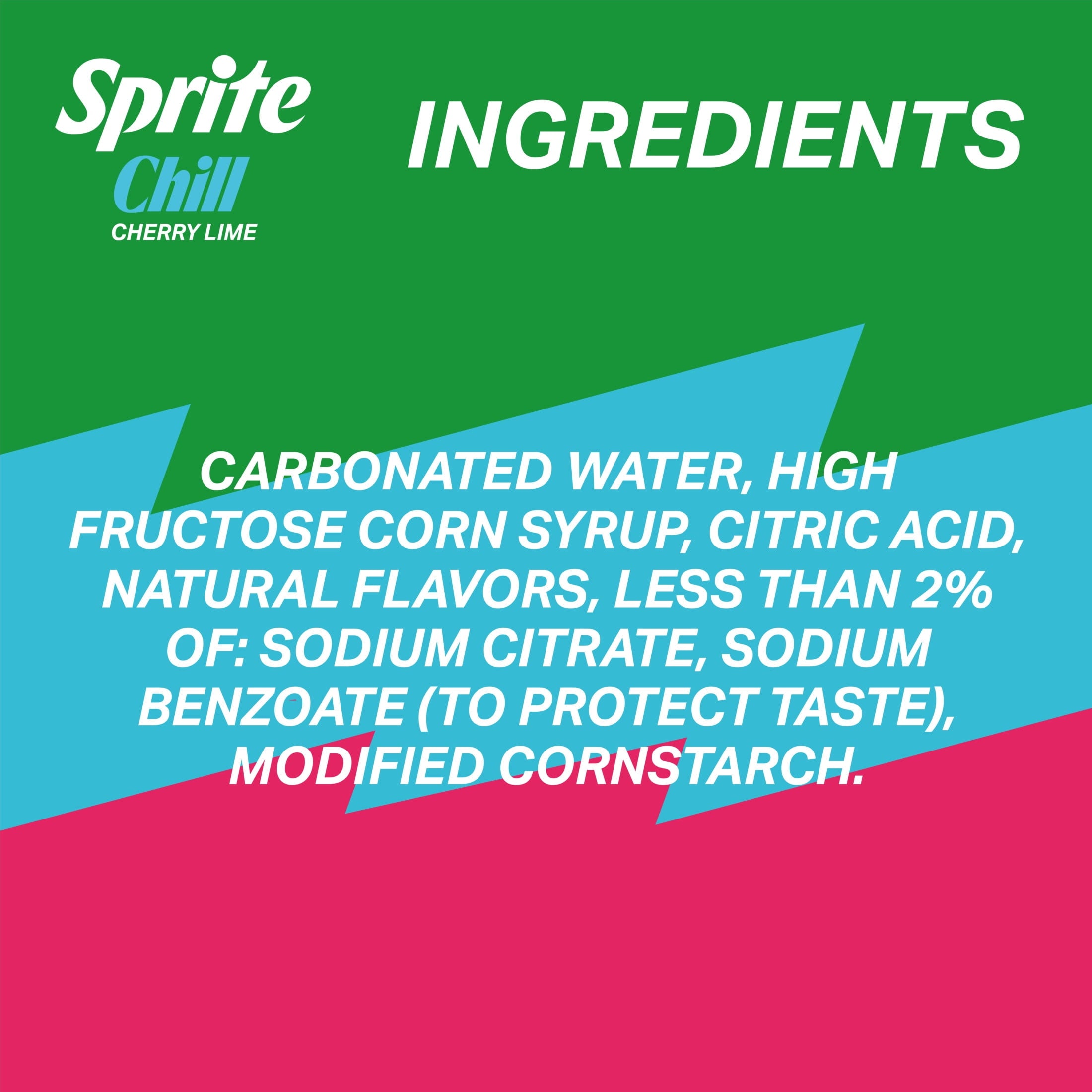Sprite Chill Cherry-Lime Caffeine Free Soda Pop Bottle 20 Fl Oz