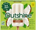 Outshine Creamy Coconut Fruit Bars, Frozen Dairy & Fruit Bars, 6 Count