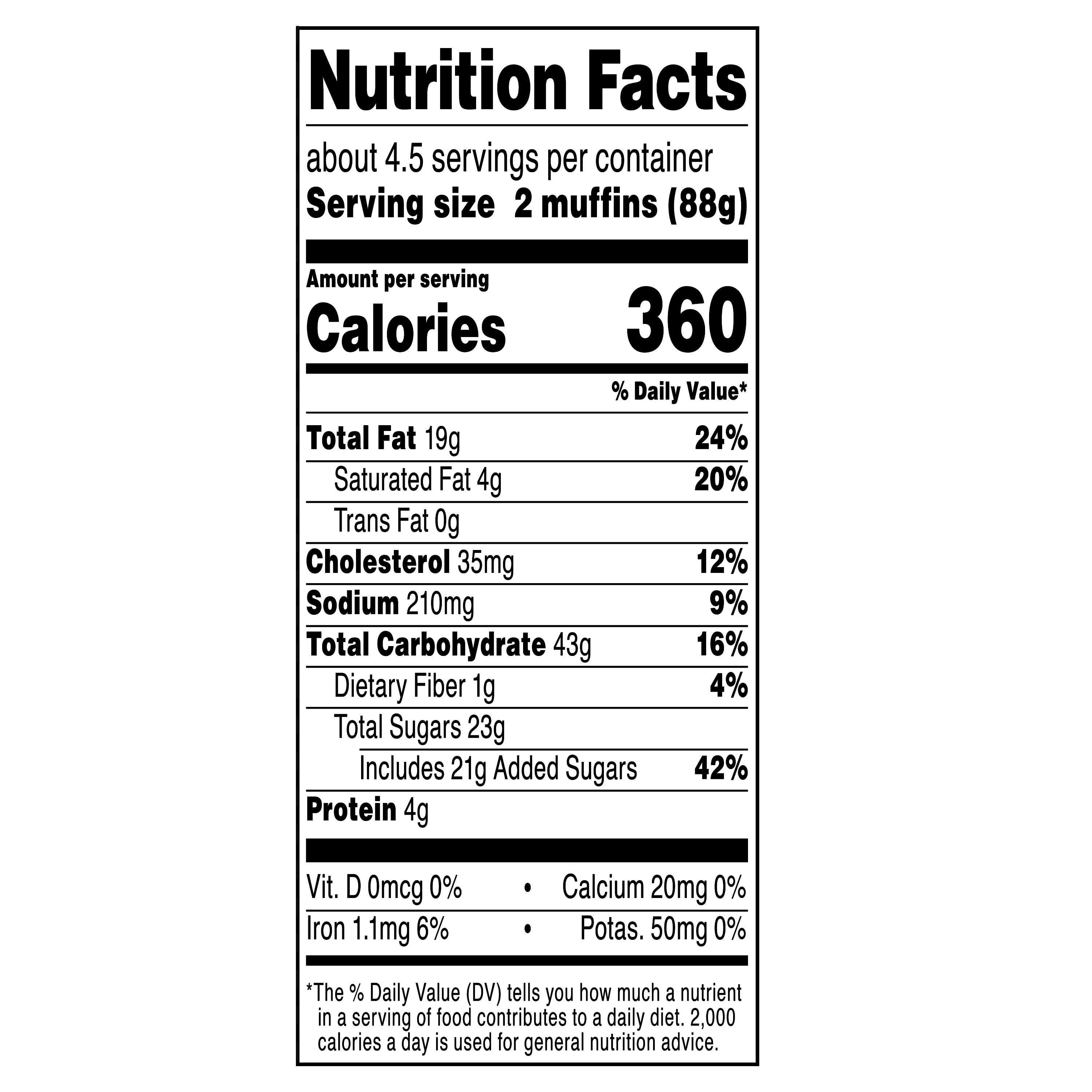 Strawberry and Creme Mini Muffins 9 Count 0.87 Lb Marketside