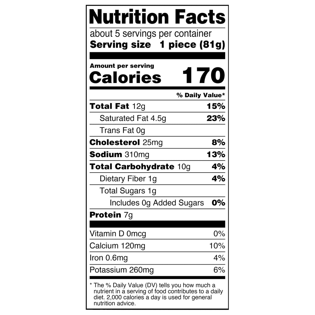 Great Value Potato Skins Cheddar Cheese & Bacon Frozen 13.5 Oz