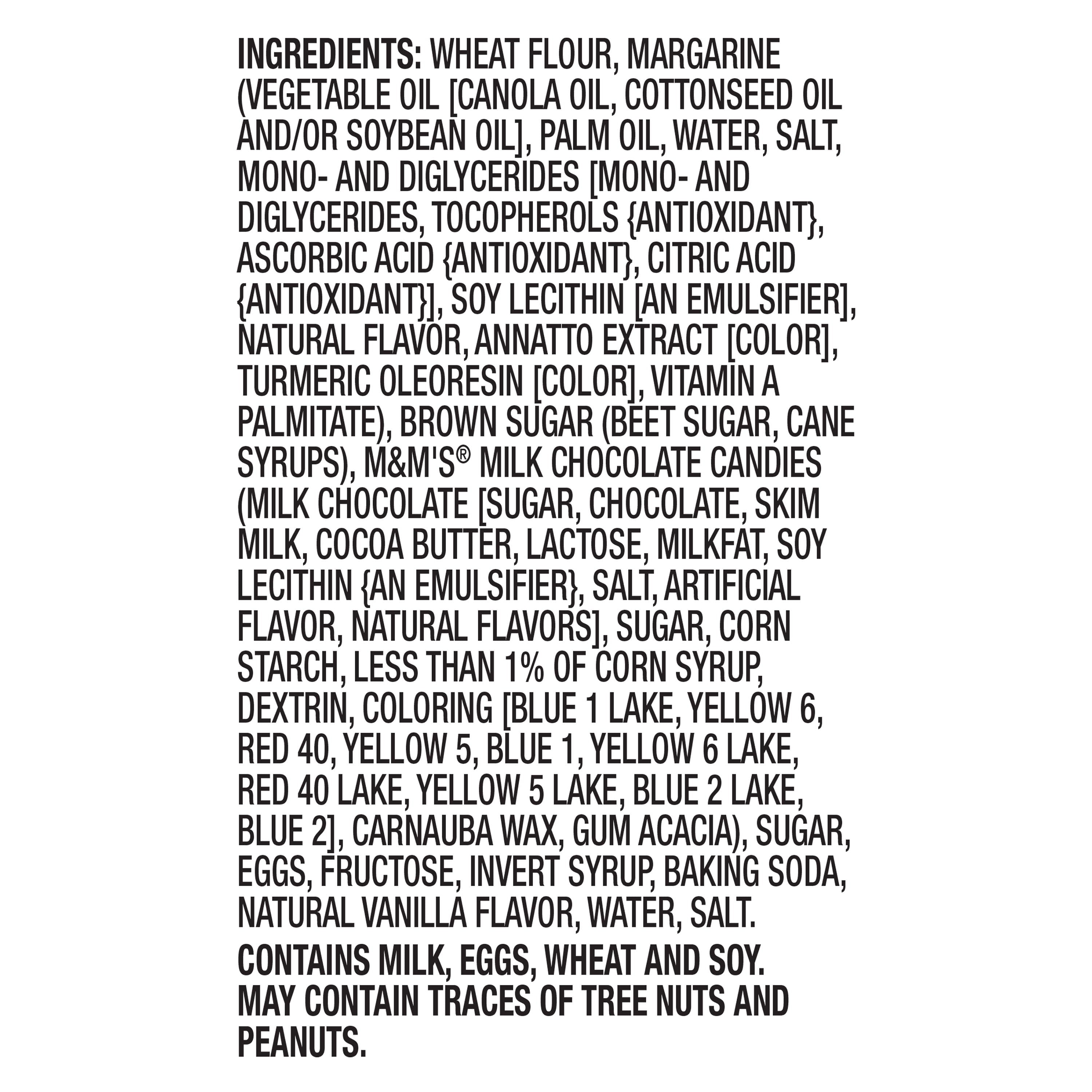 Cookies Made With M&M's Candies 14 Oz 10 Count Freshness Guaranteed