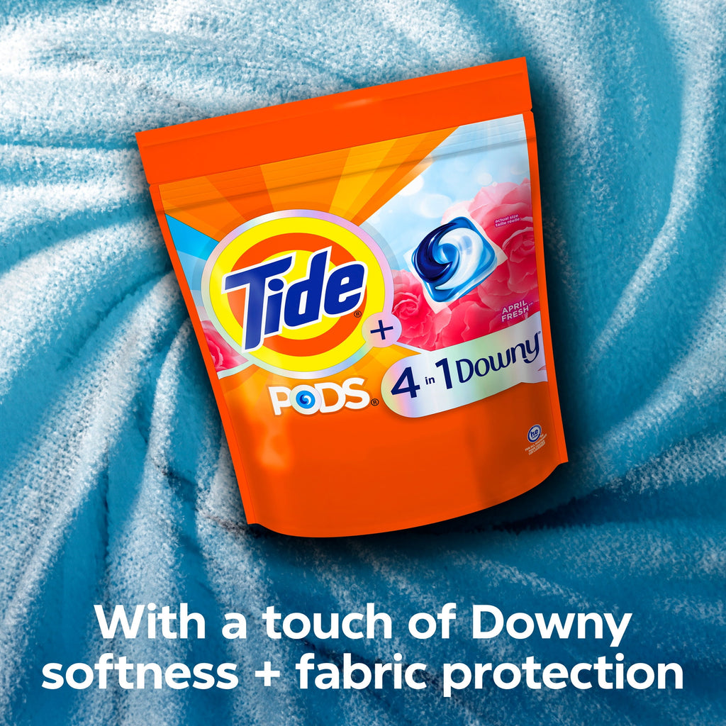 Tide PODS Laundry Detergent Pacs with Downy April Fresh Scent 11 Count