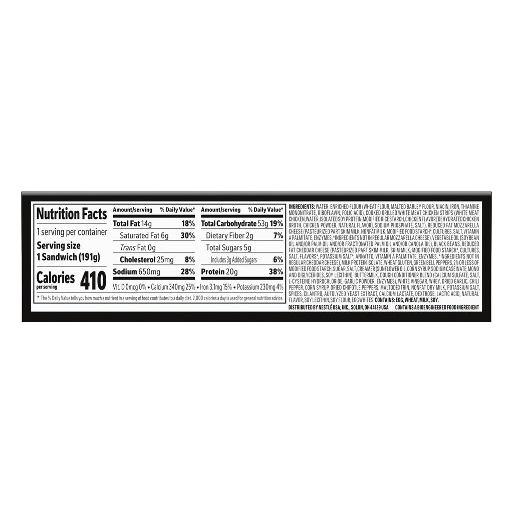 Hot Pockets High Protein Chipotle Chicken Frozen Sandwich 6.75 Oz