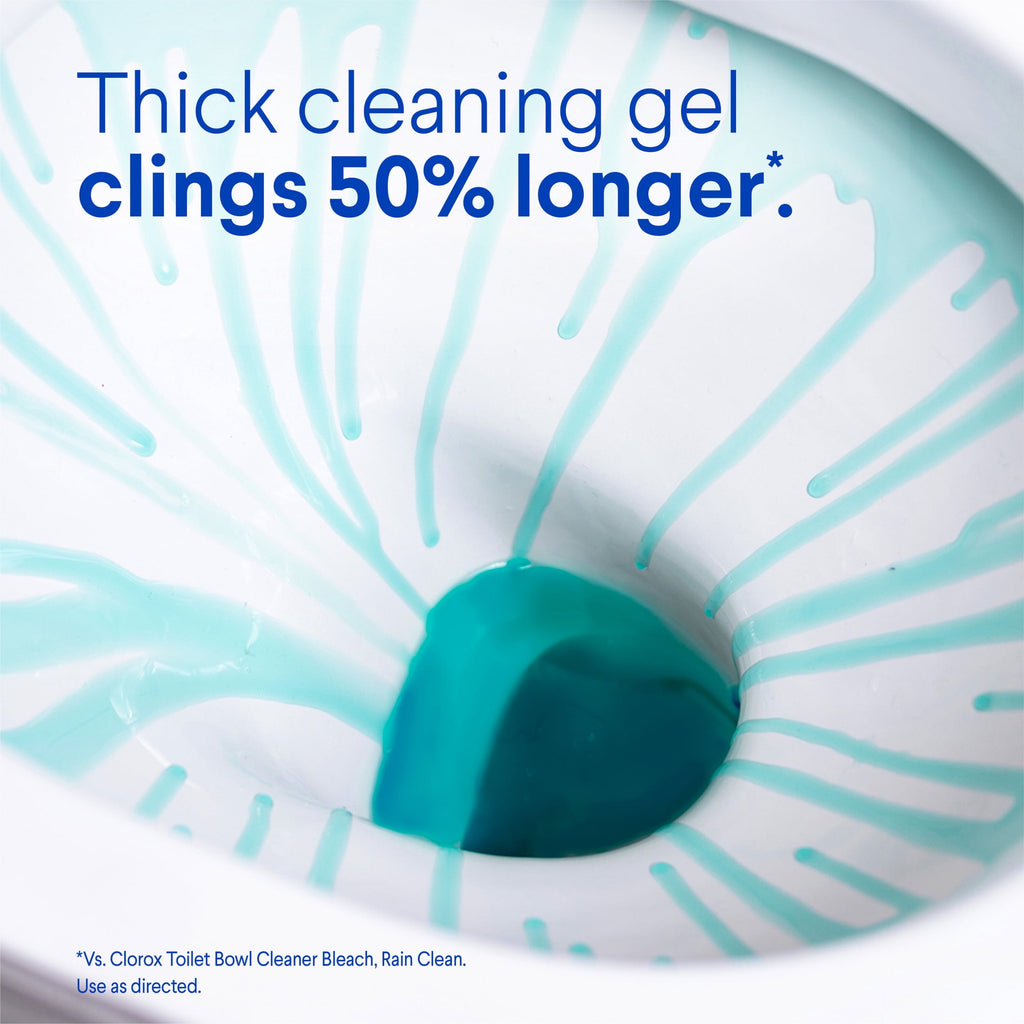 Clorox Toilet Bowl Cleaner Clinging Bleach Gel Ocean Mist 24 fl oz