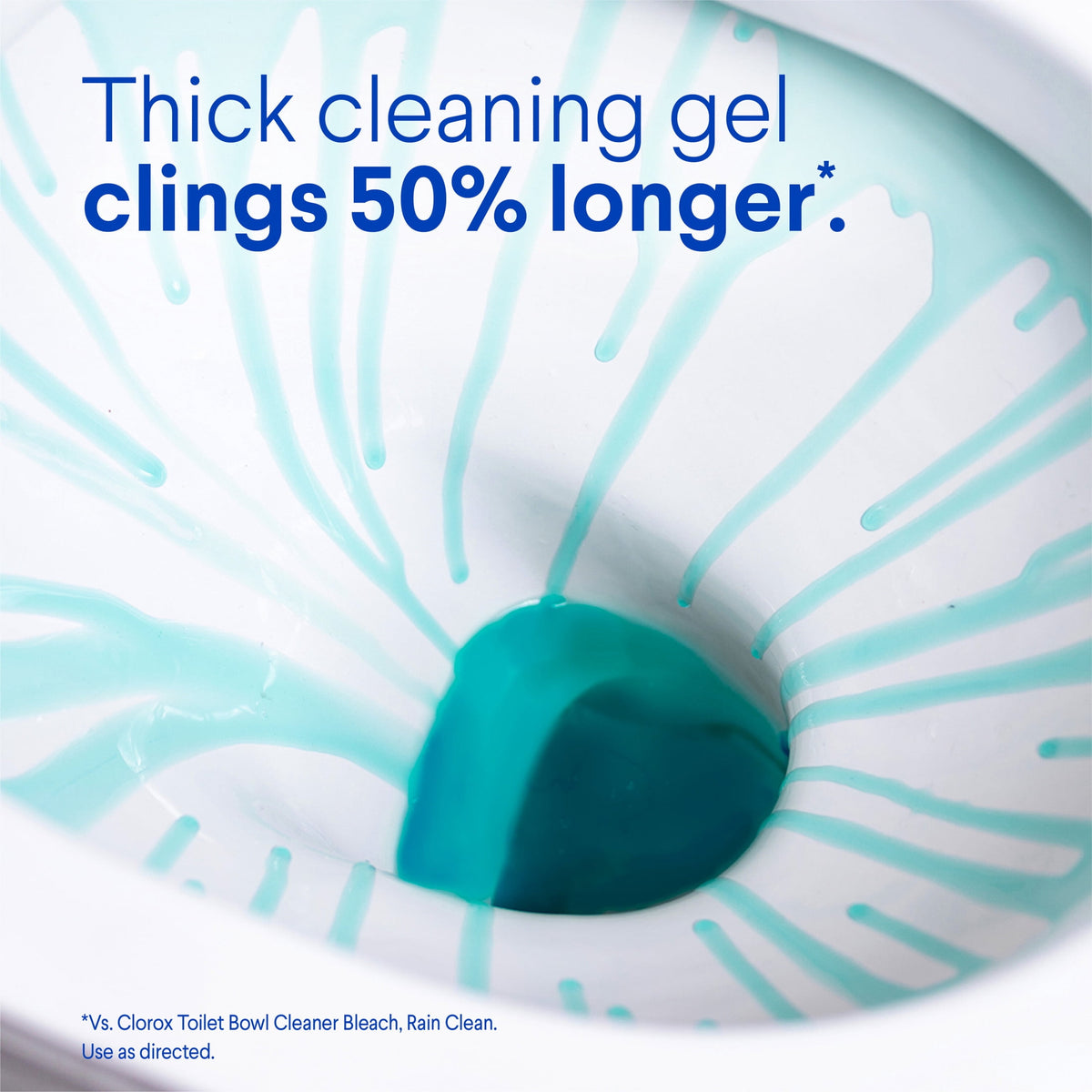 Clorox Toilet Bowl Cleaner Clinging Bleach Gel Ocean Mist 24 fl oz