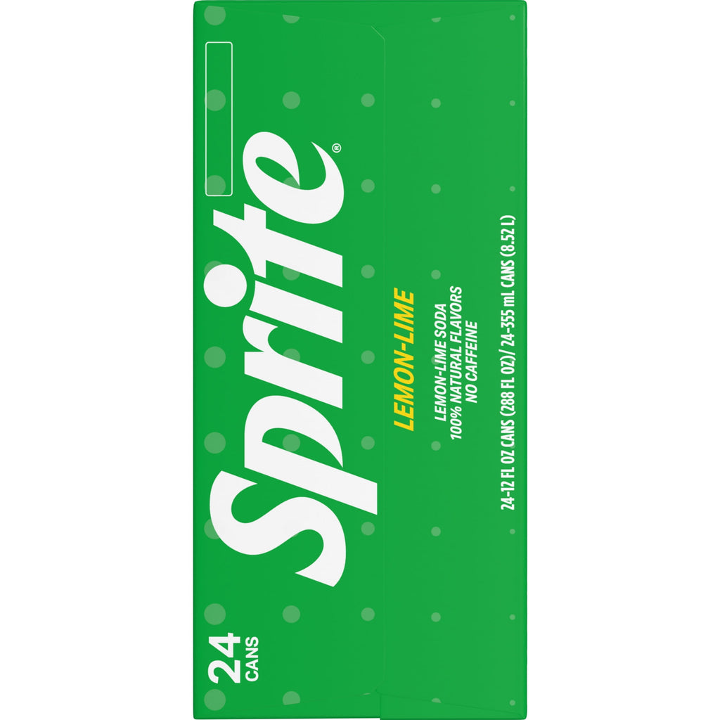 Sprite Lemon-Lime Caffeine Free Soda Pop Cans 12 Fl Oz 24 Pack