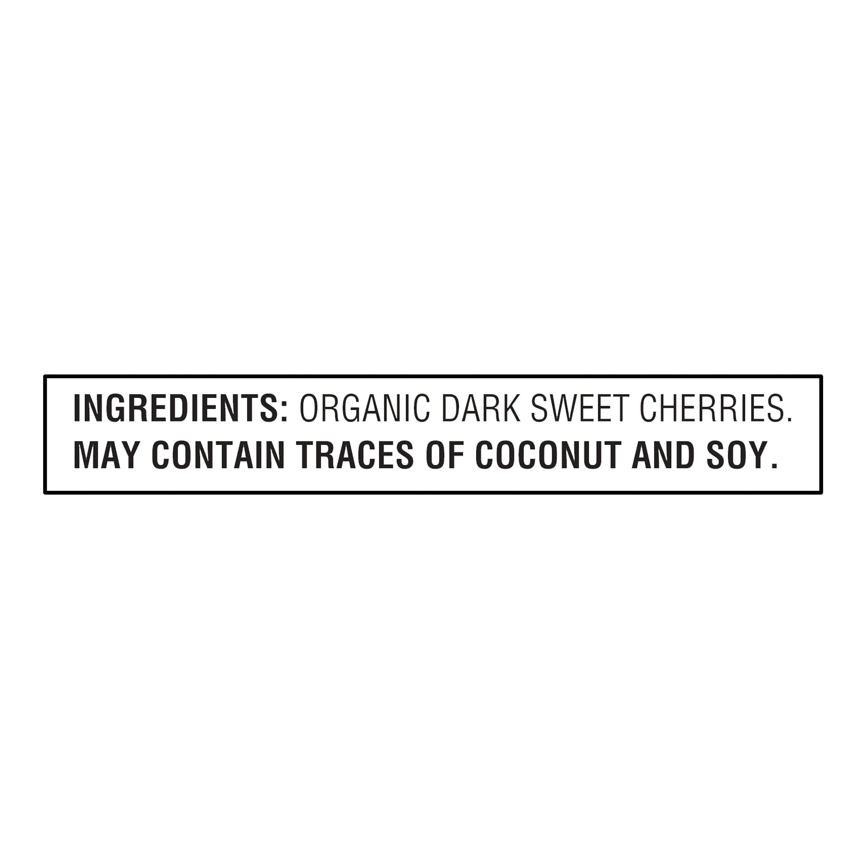 Great Value Organic Dark Sweet Cherries Frozen 10 Oz