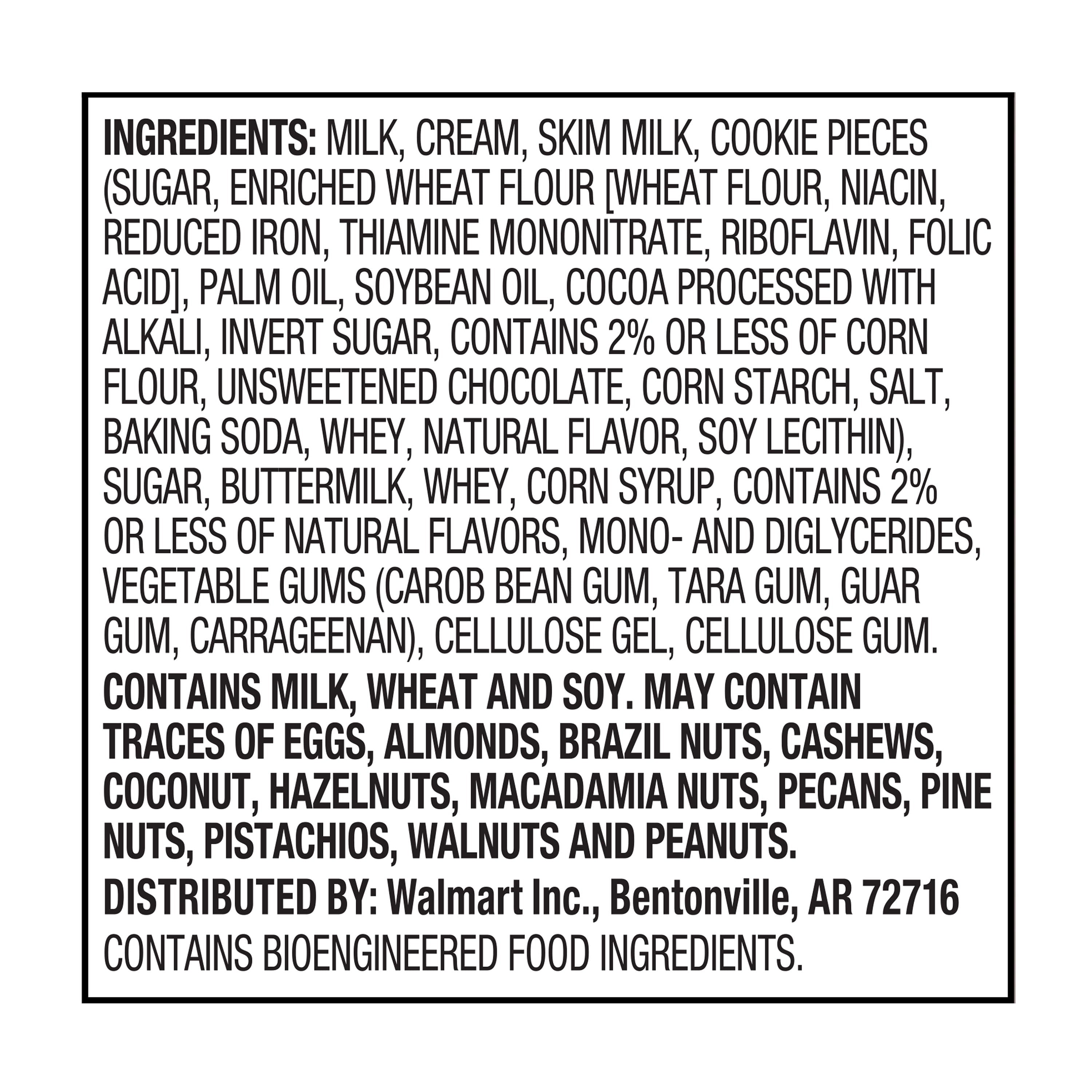 Great Value Cookies & Cream Ice Cream 48 Fl Oz