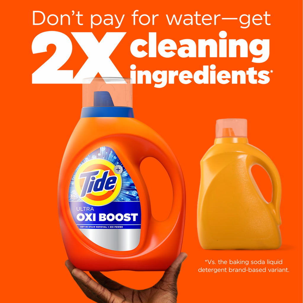 Tide Ultra Oxi Boost Liquid Laundry Detergent Original Scent 117 fl oz 83 Loads