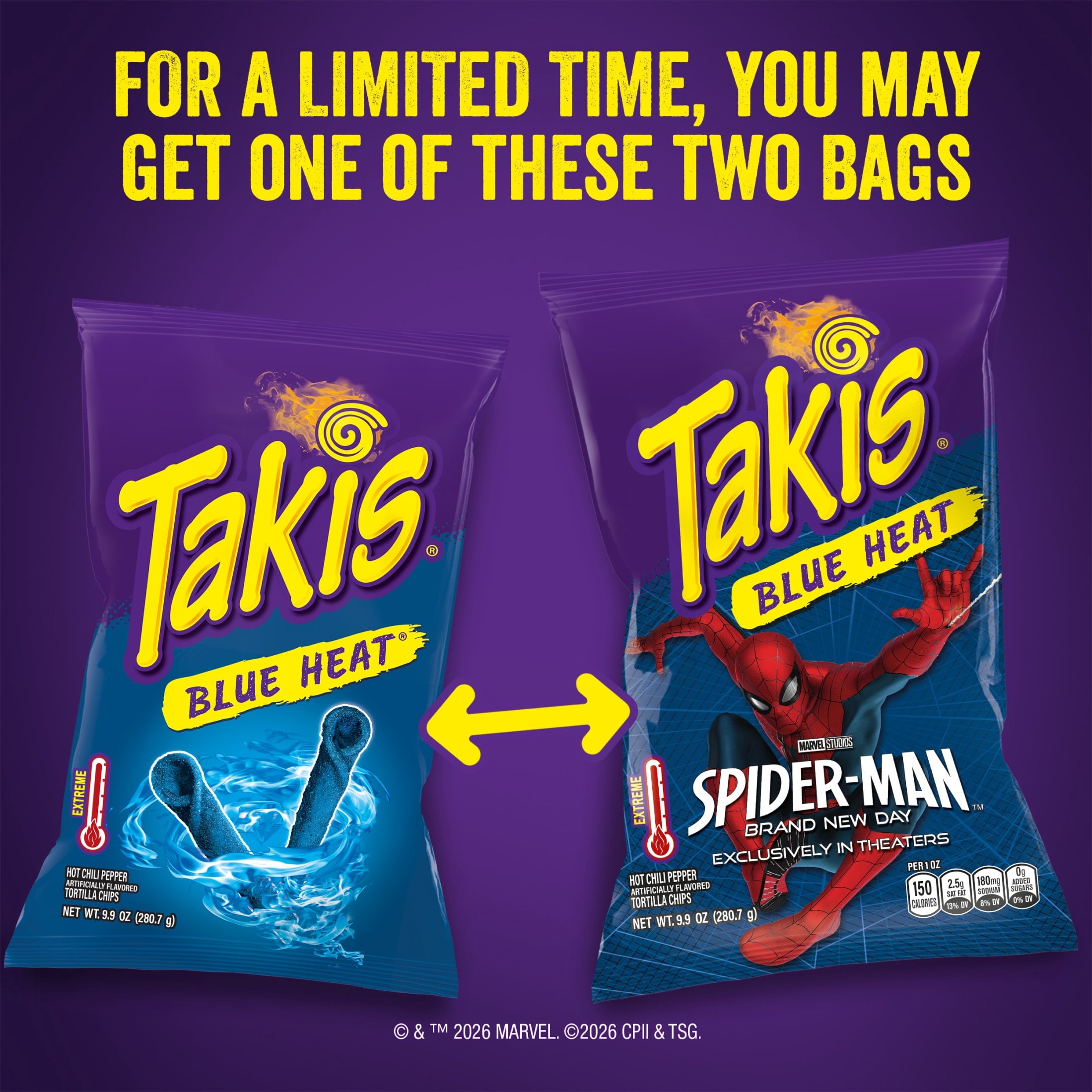 Hot Chili Pepper Rolled Tortilla Chips 9.9 Oz Takis