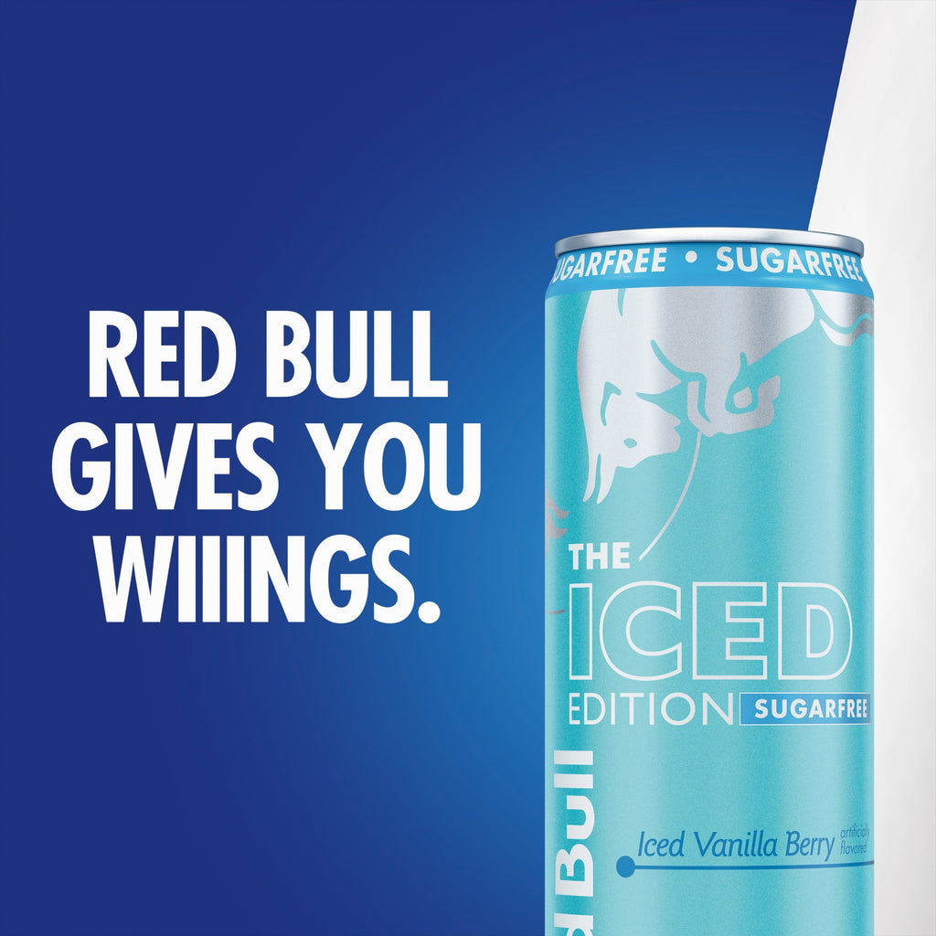Red Bull Iced Edition Sugarfree Energy Drink 12 fl oz Single Can