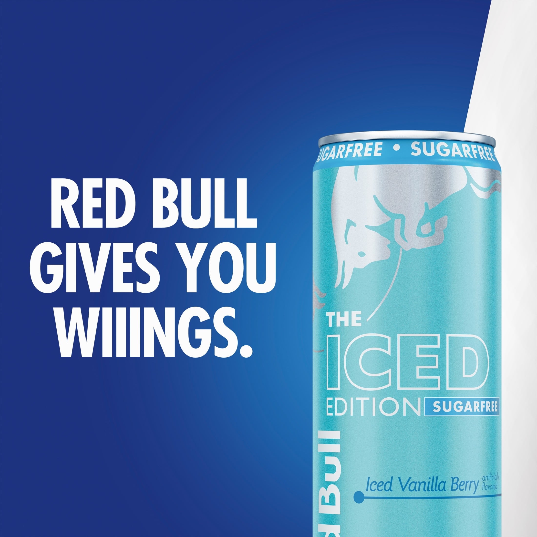 Red Bull Iced Edition Sugarfree Energy Drink 12 fl oz Single Can