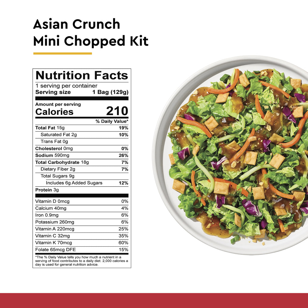 Asian Crunch Mini Chopped Salad Kit 4.55 Oz