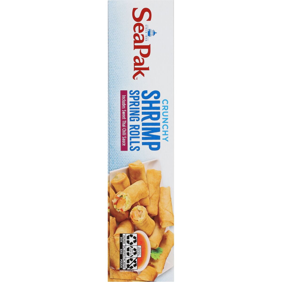 SeaPak Shrimp Spring Rolls Sweet Thai Chili Sauce Frozen 18 Oz 14 Count