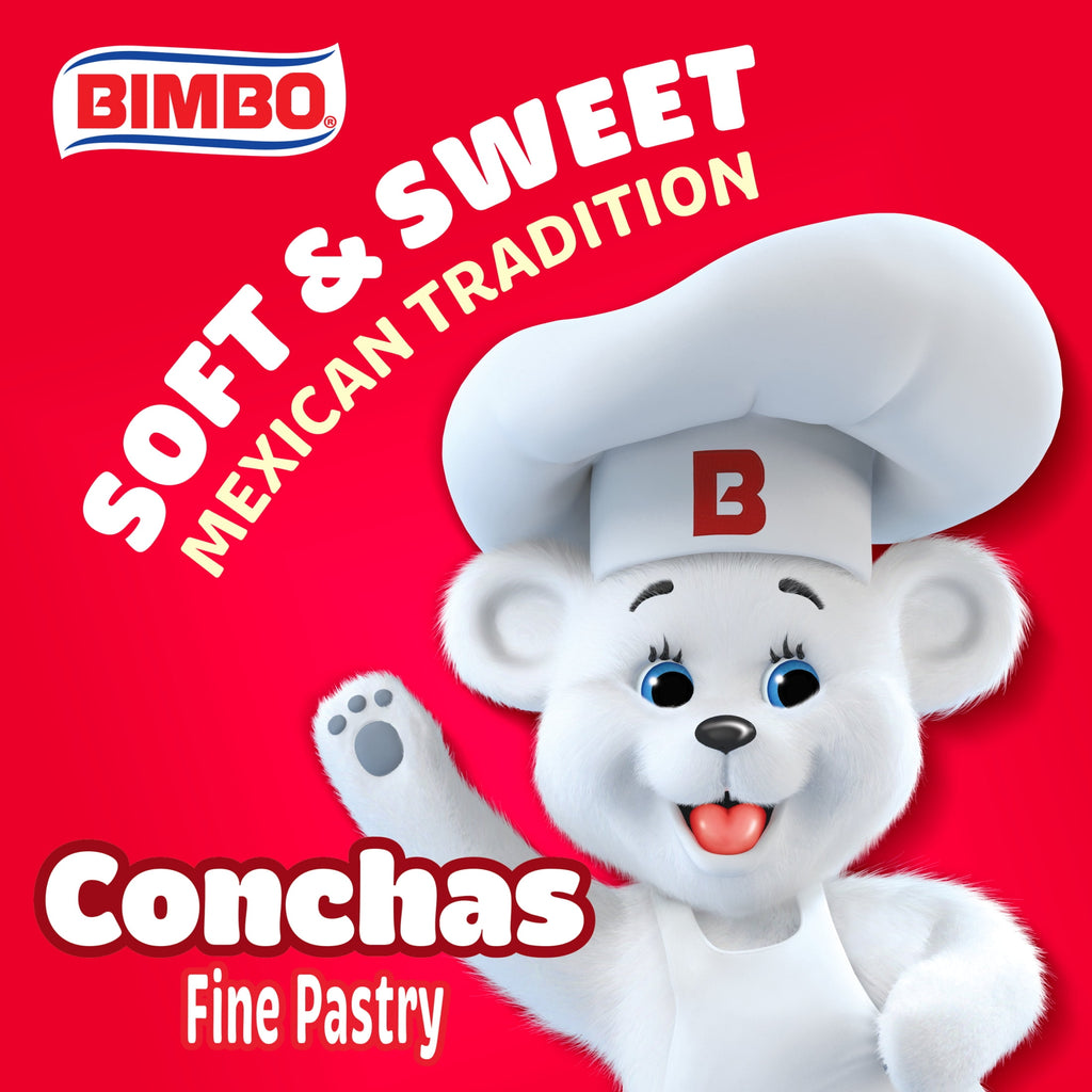 Conchas Vanilla Pastry 16.96 Oz 8 Count Freshness Guaranteed