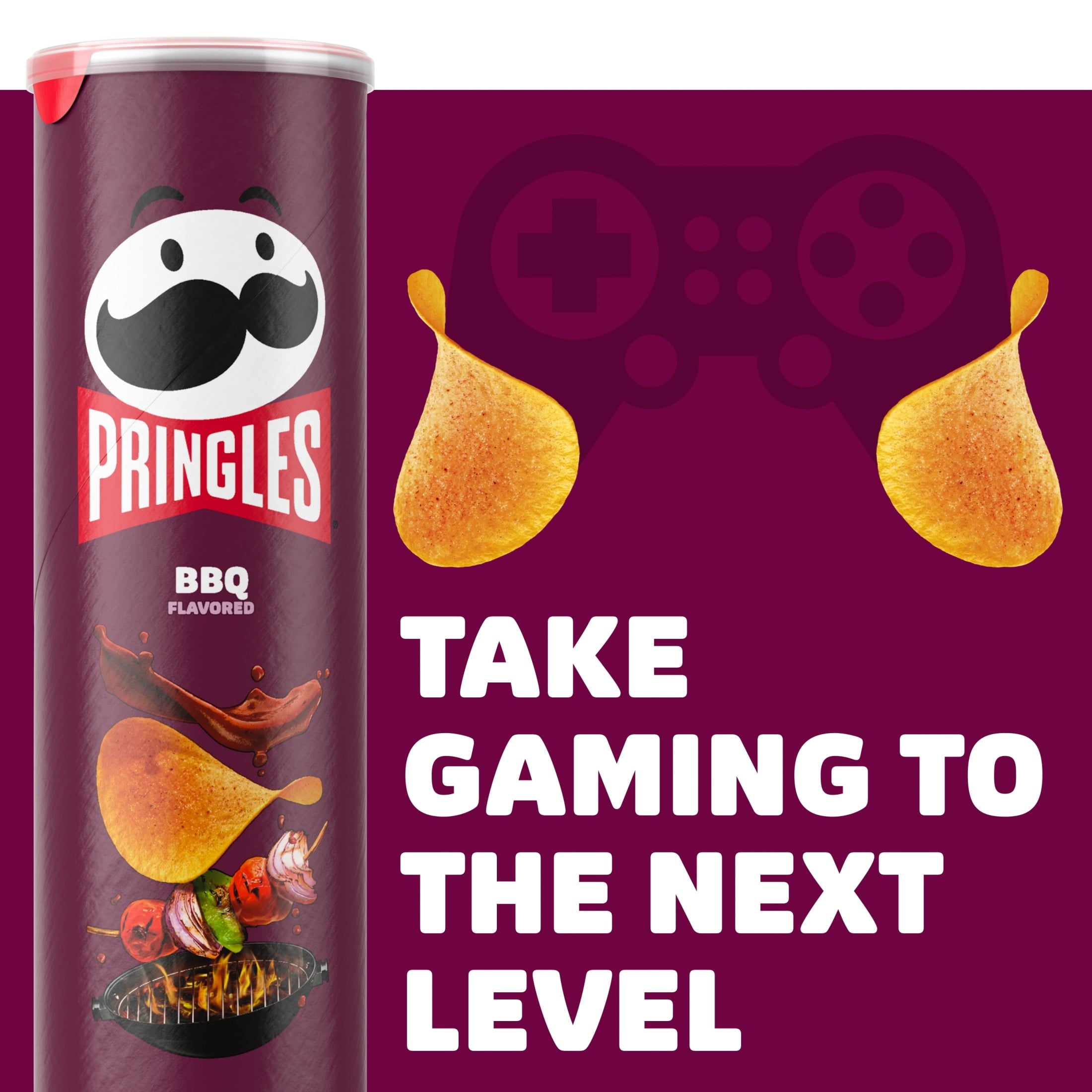 BBQ Potato Crisps Chips 5.5 Oz Pringles
