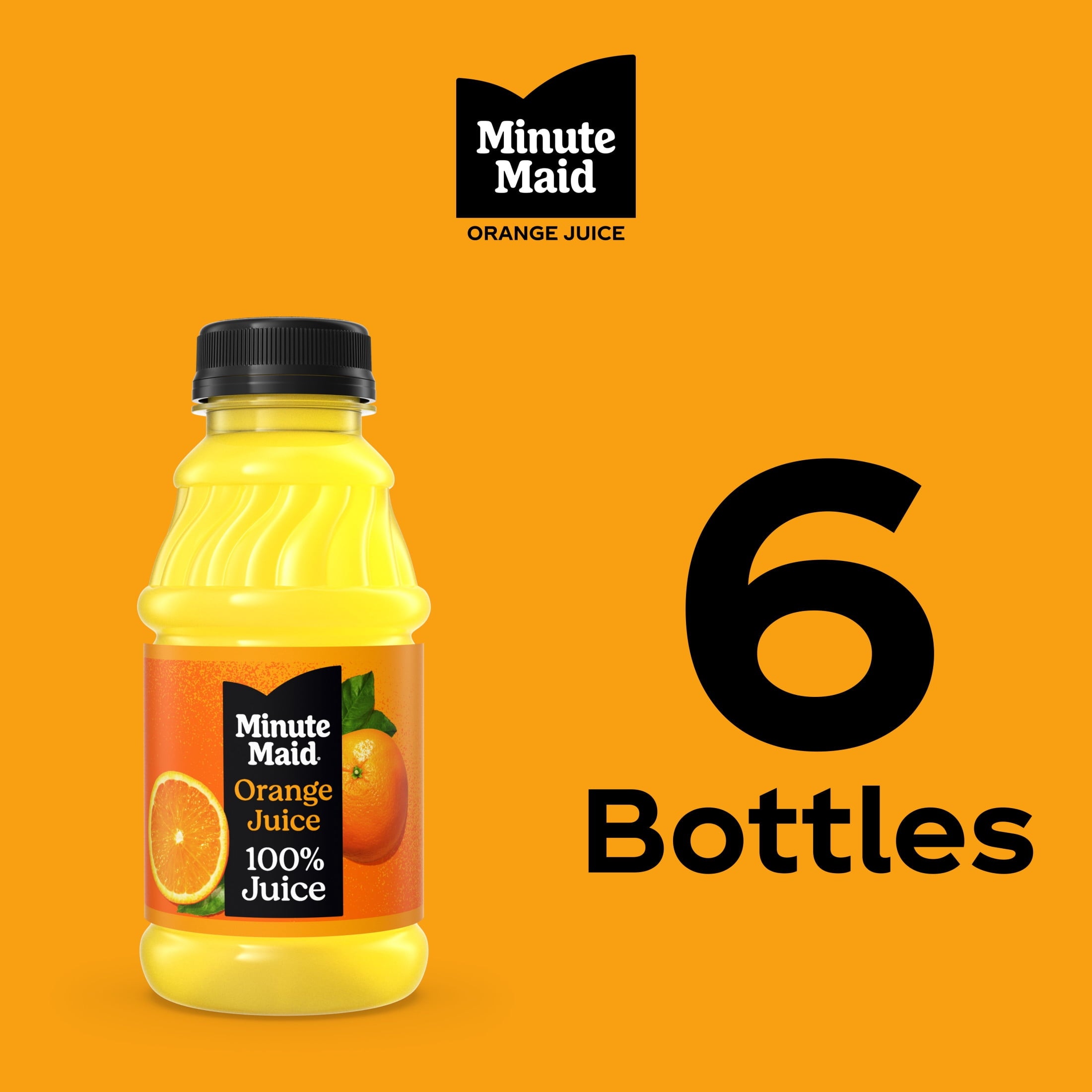 Minute Maid 100% Orange Juice From Concentrate 10 fl oz 6 Pack