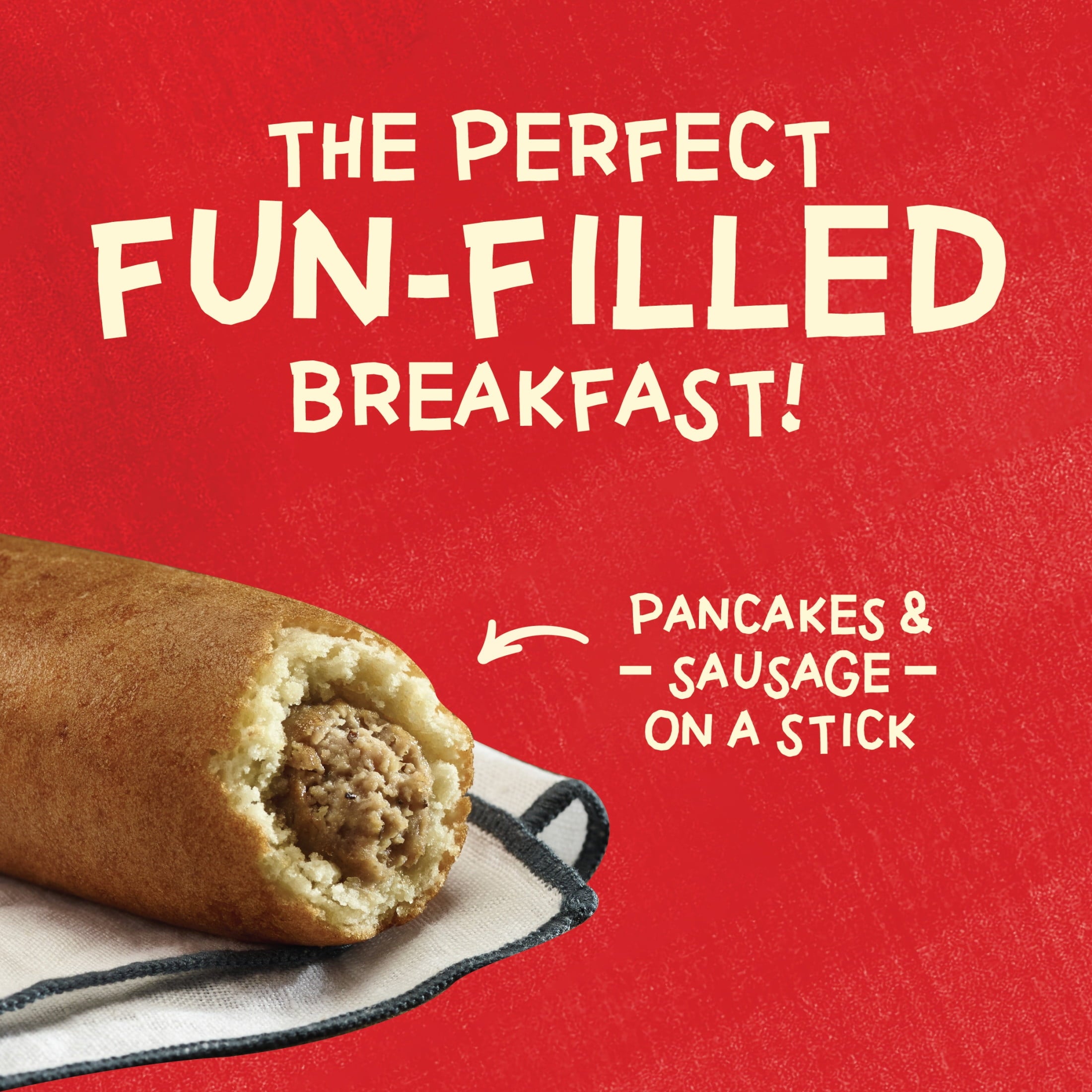 Jimmy Dean Original Pancakes & Sausage on a Stick Frozen 30 Oz 12 Count