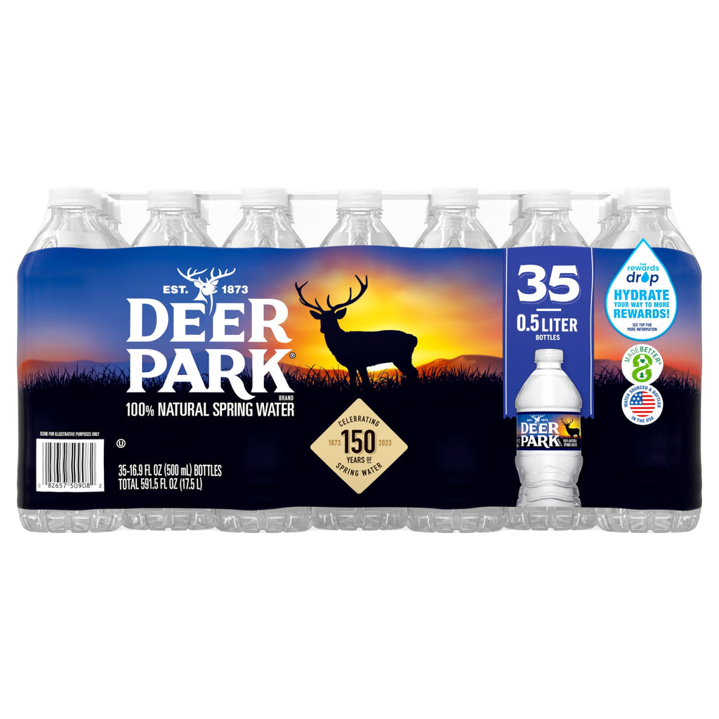 Deer Park Spring Water 16.9 fl oz Plastic Bottles 35 Pack