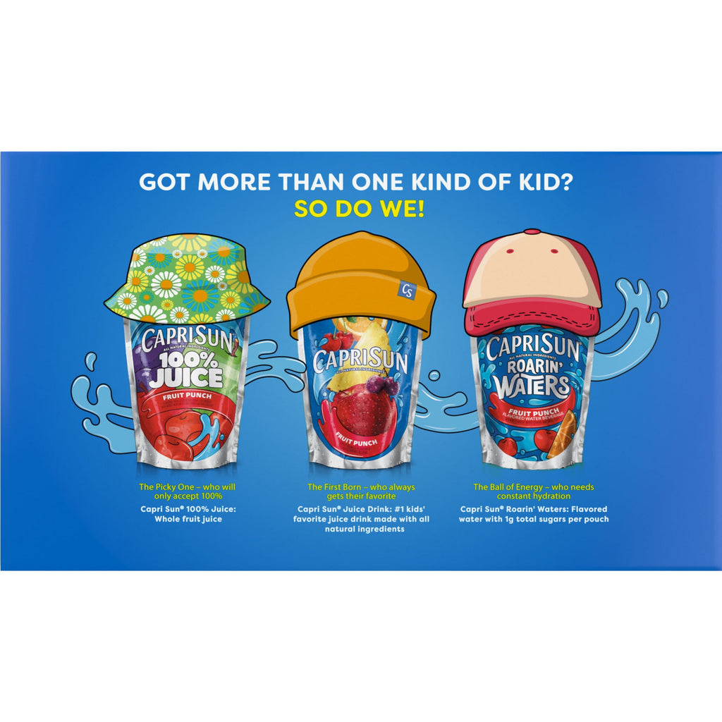 Capri Sun Pacific Cooler Juice Drink Blend 10 Pouches 6 fl oz
