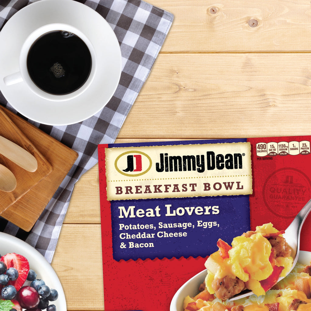 Jimmy Dean Meat Lovers Breakfast Bowl Frozen 7 Oz