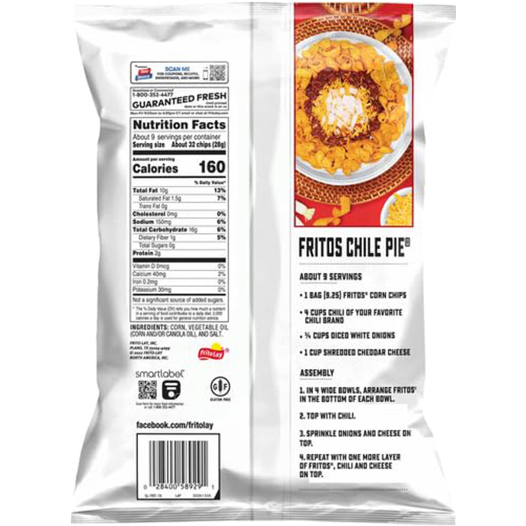 Original Corn Chips 9.25 Oz Fritos