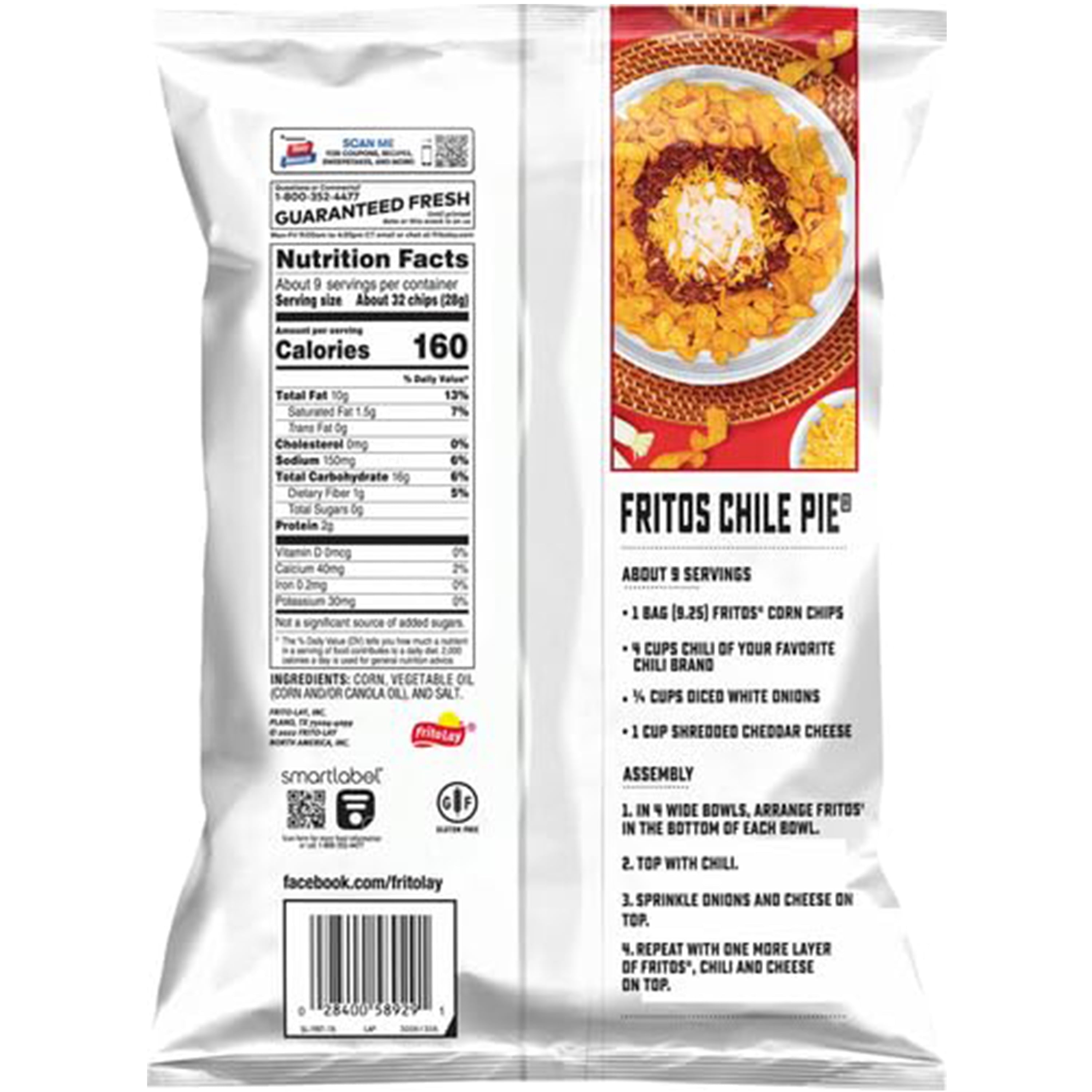 Original Corn Chips 9.25 Oz Fritos