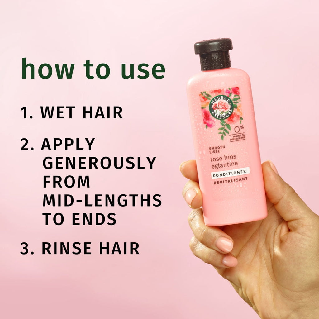 Herbal Essences Rose Hips Smooth Conditioner Travel Size 3.38 fl oz